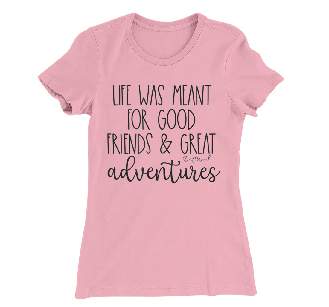 DriftWood Outdoors Life Style Camping Canoeing Hiking Biking T-Shirt, Women T-Shirt