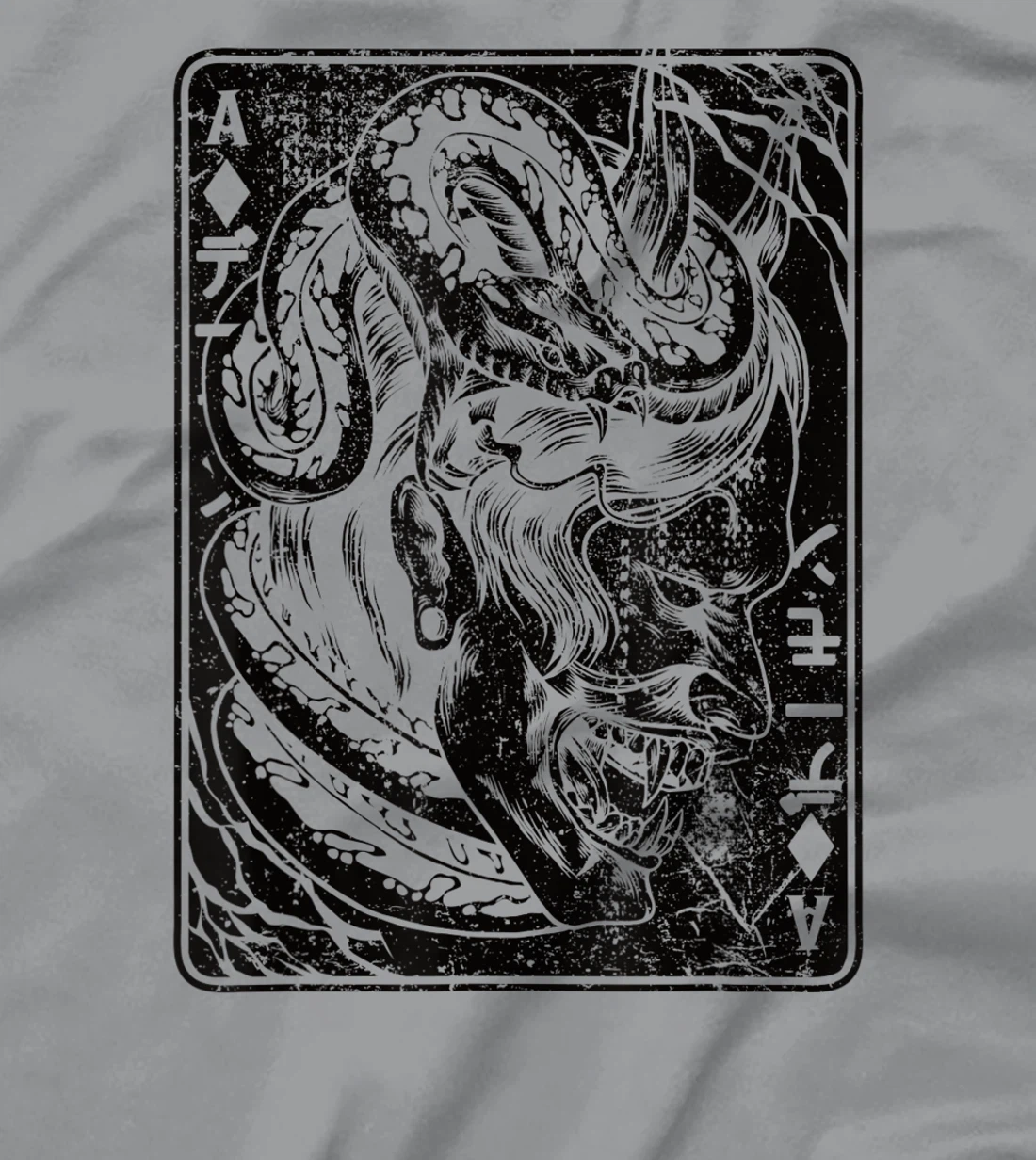 Oni Mask Demon Mask Japanese Bushido Samurai Street War T-Shirt, Women T-Shirt