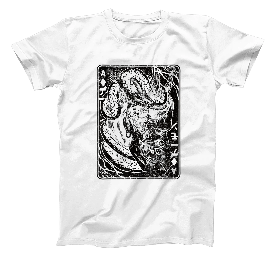 Oni Mask Demon Mask Japanese Bushido Samurai Street War T-Shirt, Women T-Shirt