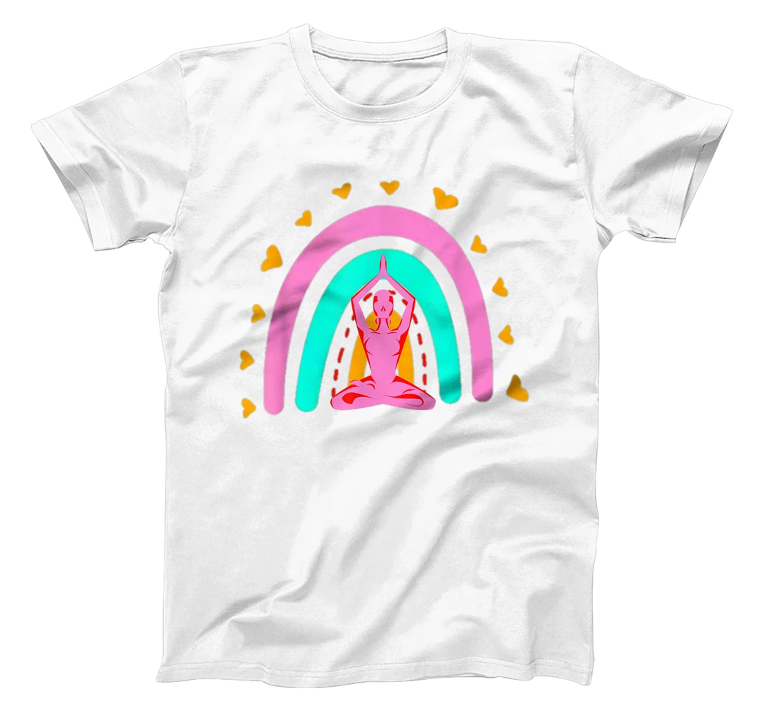 Bohemian Meditation Rainbow Funny Meditation & Yoga Costume T-Shirt, Women T-Shirt