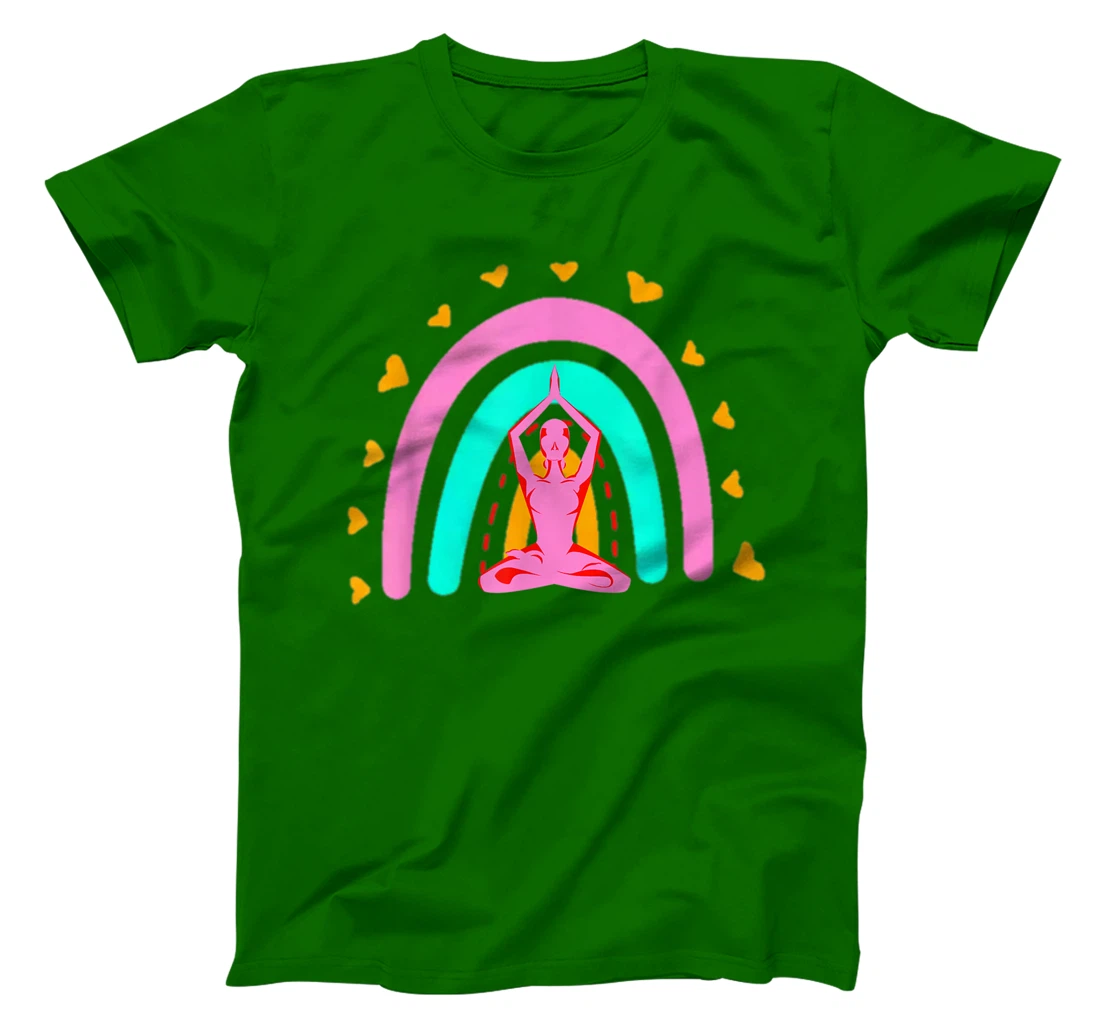 Bohemian Meditation Rainbow Funny Meditation & Yoga Costume T-Shirt, Women T-Shirt