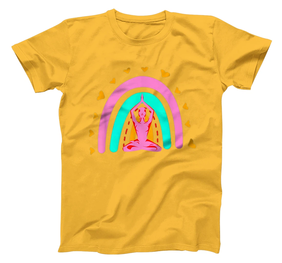 Bohemian Meditation Rainbow Funny Meditation & Yoga Costume T-Shirt, Women T-Shirt