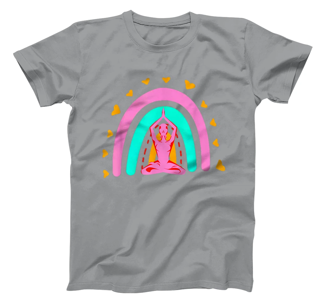 Bohemian Meditation Rainbow Funny Meditation & Yoga Costume T-Shirt, Women T-Shirt