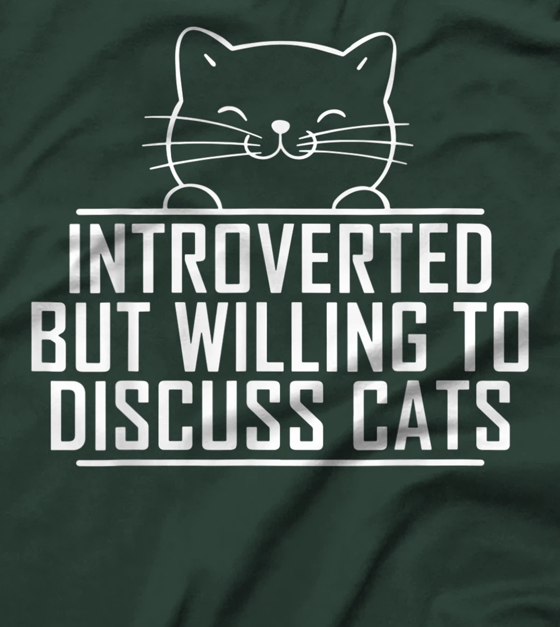Introverted But Willing To Discuss Cats Vintage Introvert T-Shirt, Kid T-Shirt and Women T-Shirt