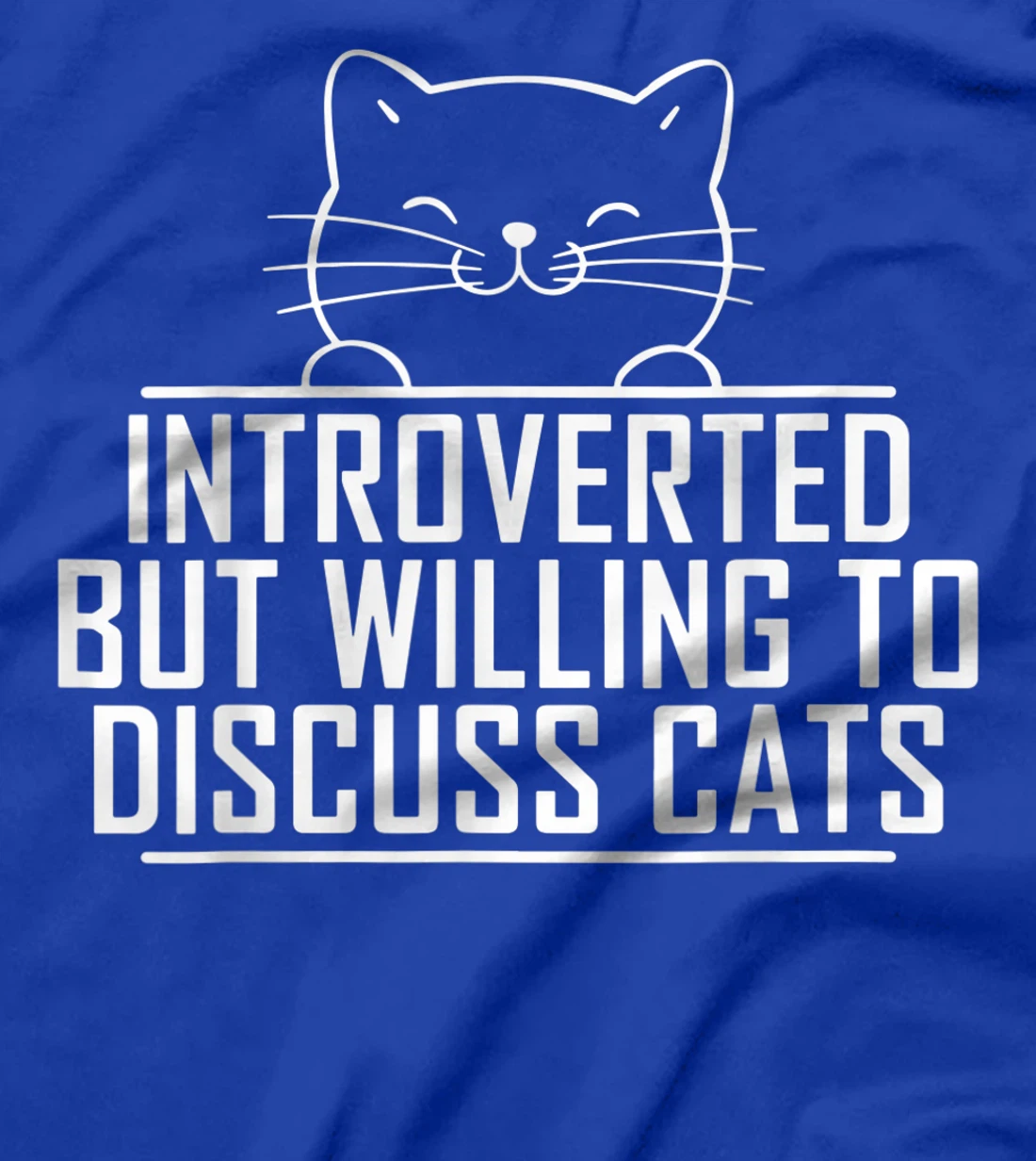 Introverted But Willing To Discuss Cats Vintage Introvert T-Shirt, Kid T-Shirt and Women T-Shirt