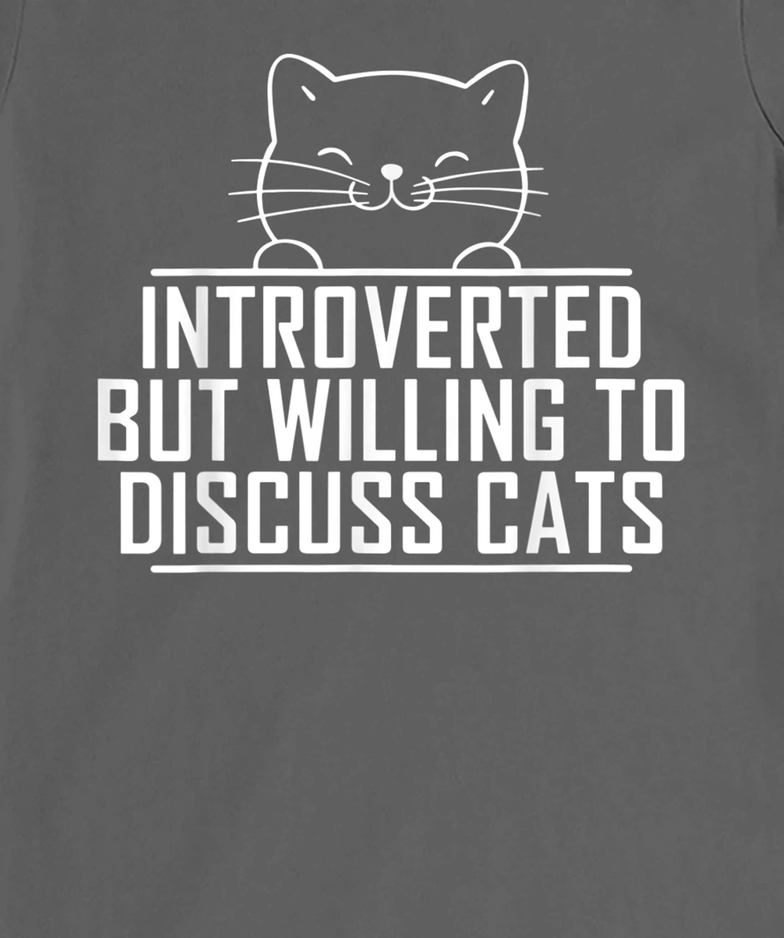 Introverted But Willing To Discuss Cats Vintage Introvert T-Shirt, Kid T-Shirt and Women T-Shirt