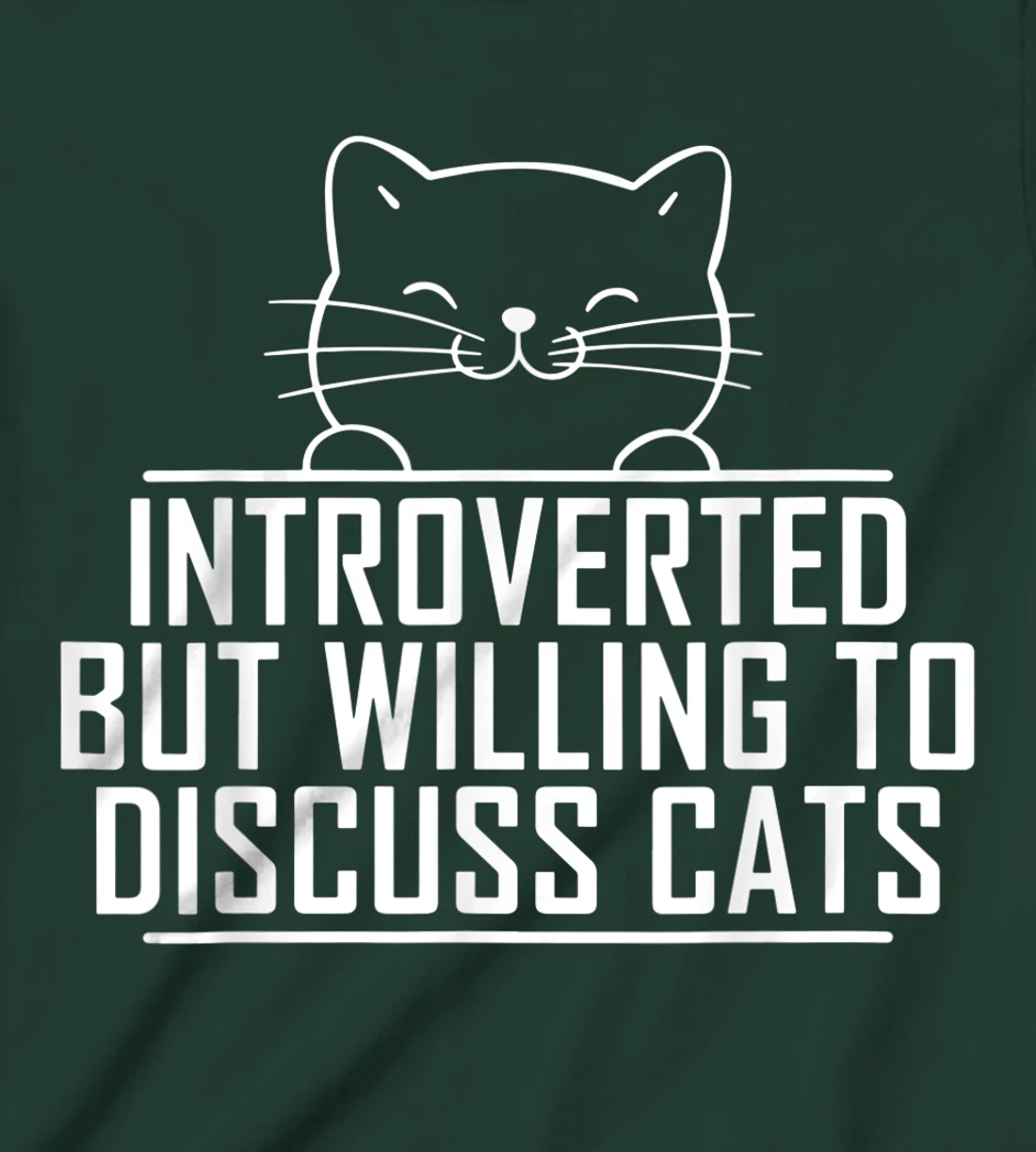 Introverted But Willing To Discuss Cats Vintage Introvert T-Shirt, Kid T-Shirt and Women T-Shirt
