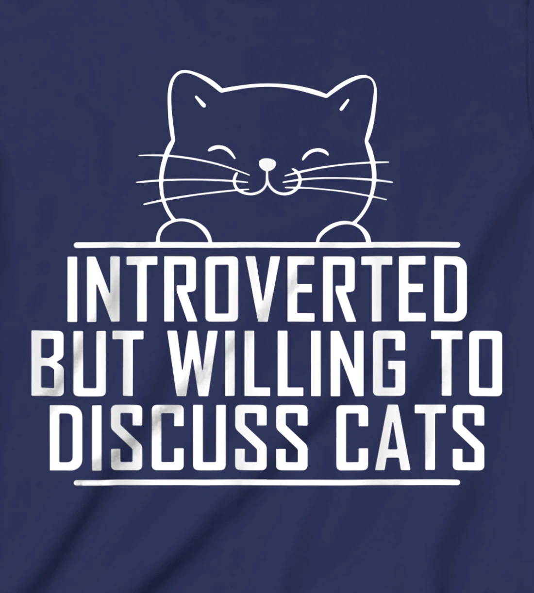 Introverted But Willing To Discuss Cats Vintage Introvert T-Shirt, Kid T-Shirt and Women T-Shirt