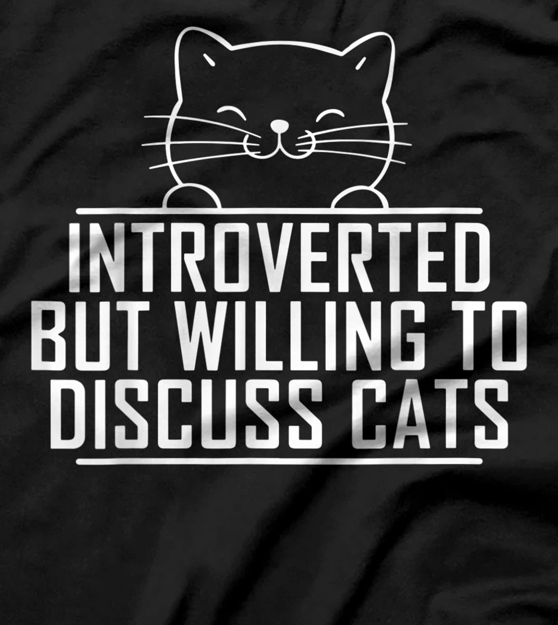 Introverted But Willing To Discuss Cats Vintage Introvert T-Shirt, Kid T-Shirt and Women T-Shirt