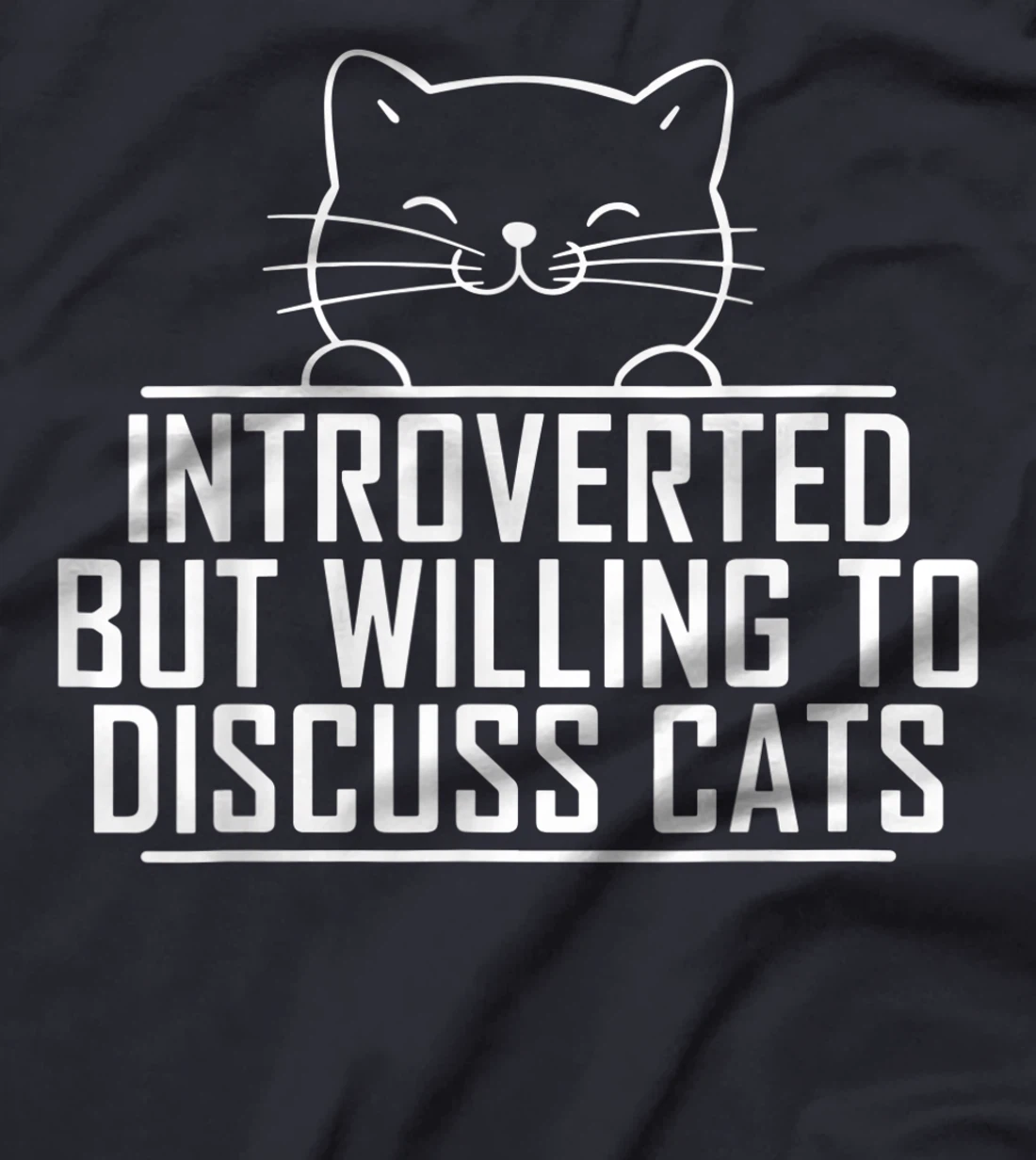 Introverted But Willing To Discuss Cats Vintage Introvert T-Shirt, Kid T-Shirt and Women T-Shirt