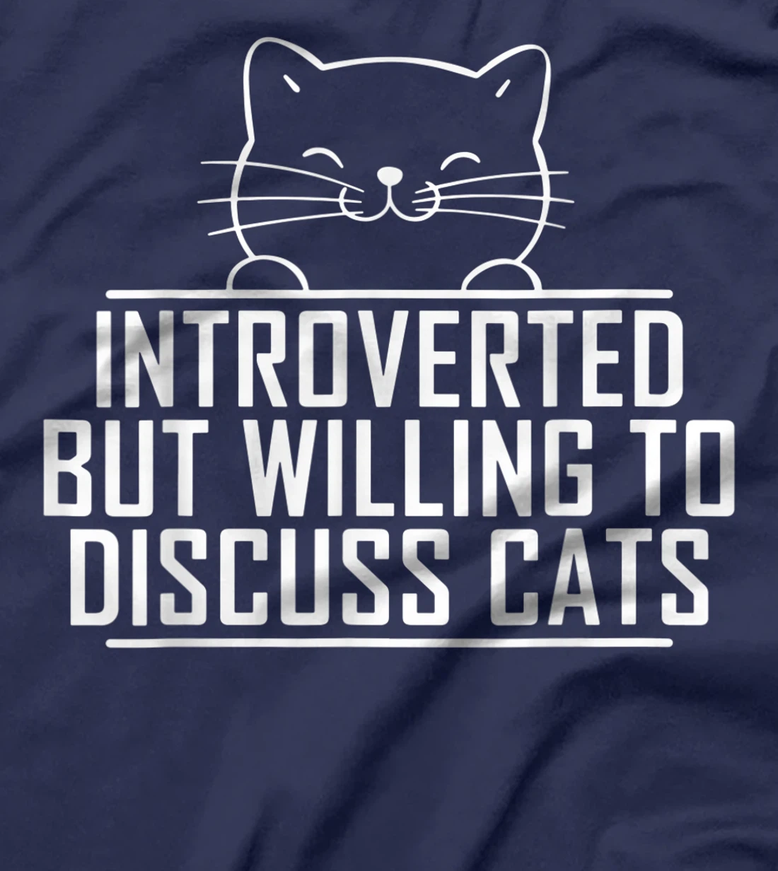 Introverted But Willing To Discuss Cats Vintage Introvert T-Shirt, Kid T-Shirt and Women T-Shirt