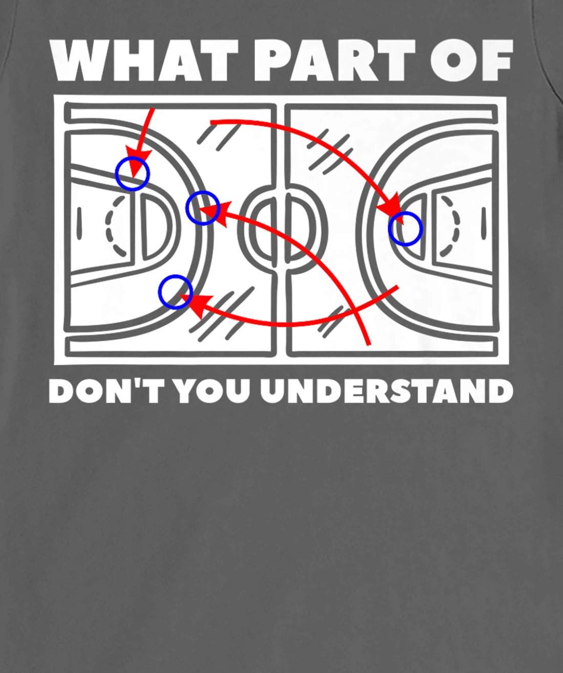 What Part Of Don't You Understand Basketball Player T-Shirt, Women T-Shirt