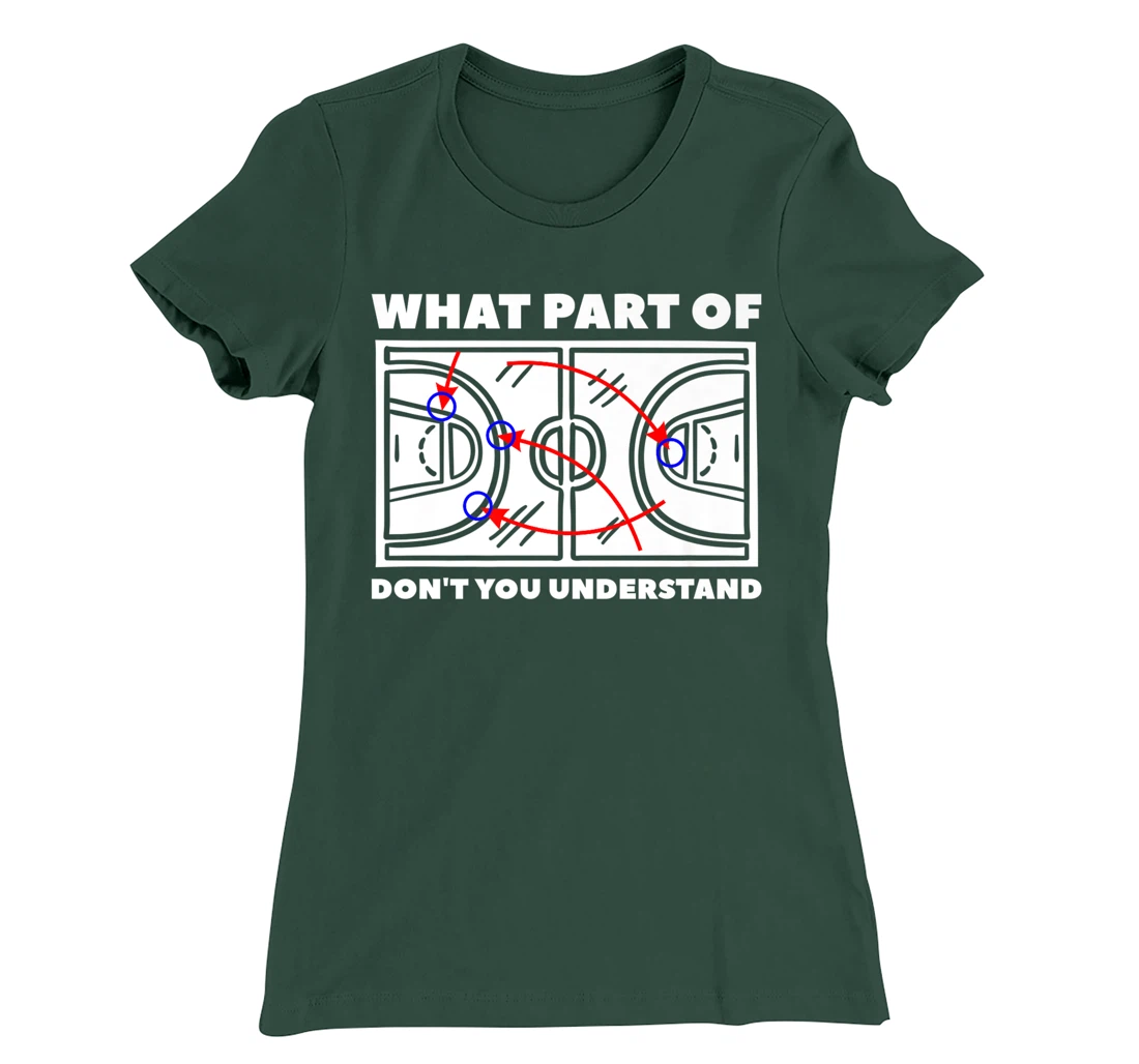 What Part Of Don't You Understand Basketball Player T-Shirt, Women T-Shirt