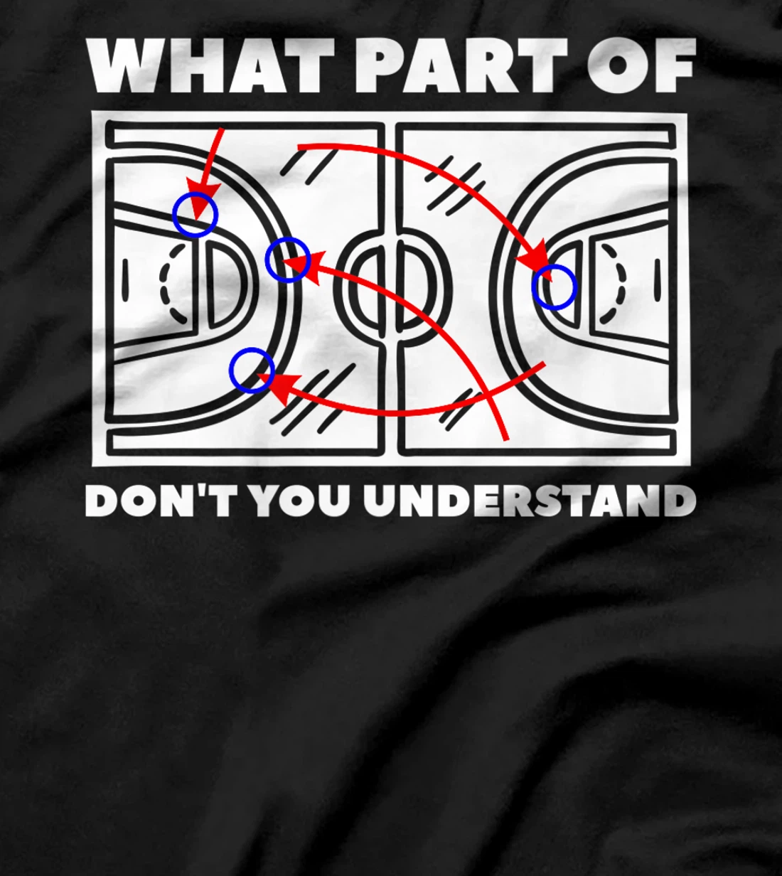 What Part Of Don't You Understand Basketball Player T-Shirt, Women T-Shirt