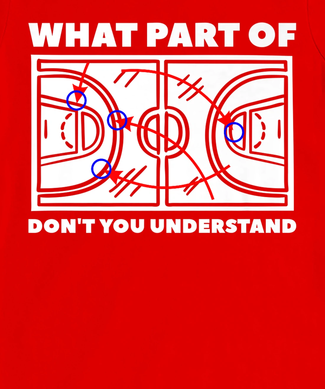 What Part Of Don't You Understand Basketball Player T-Shirt, Women T-Shirt