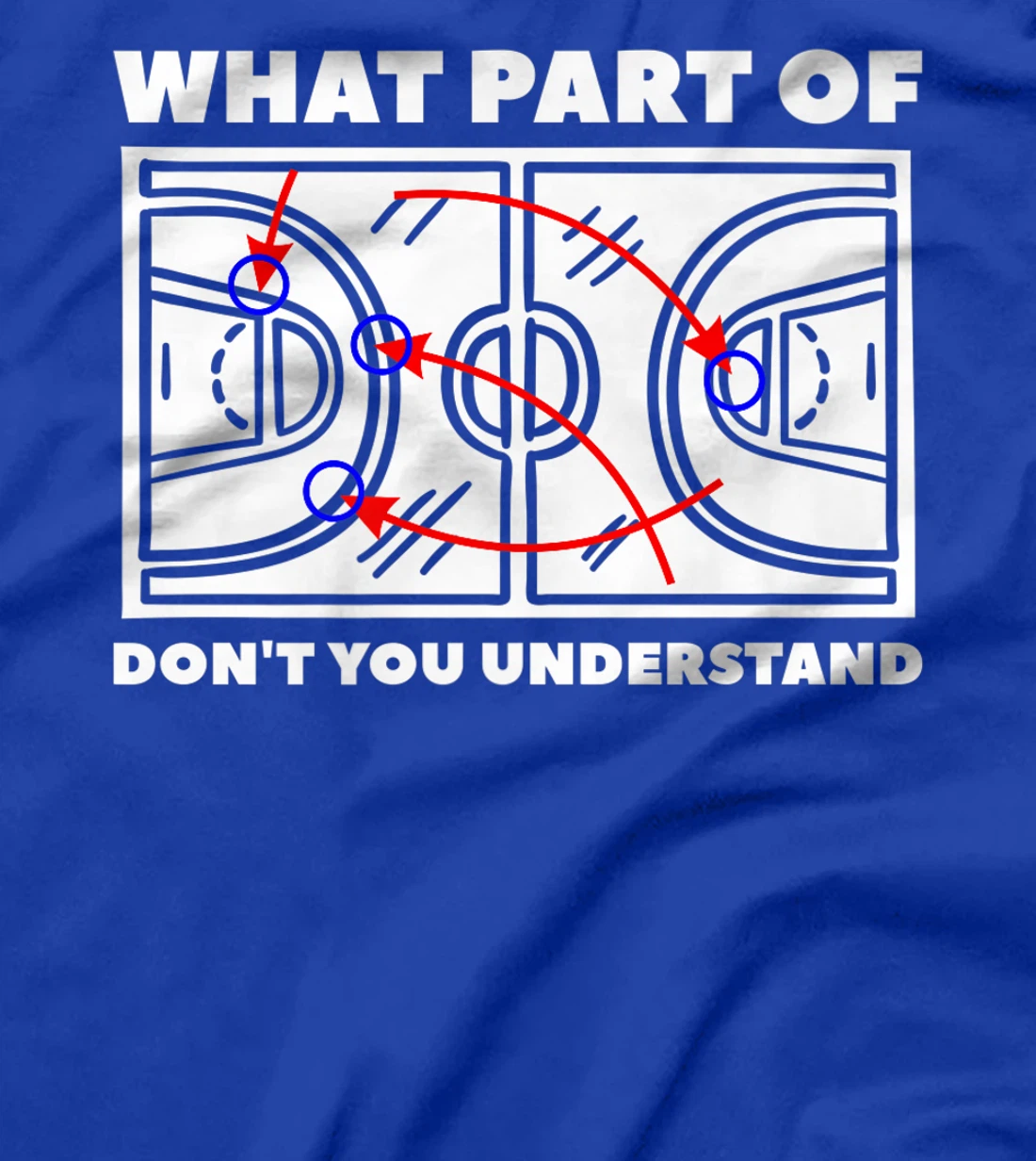 What Part Of Don't You Understand Basketball Player T-Shirt, Women T-Shirt