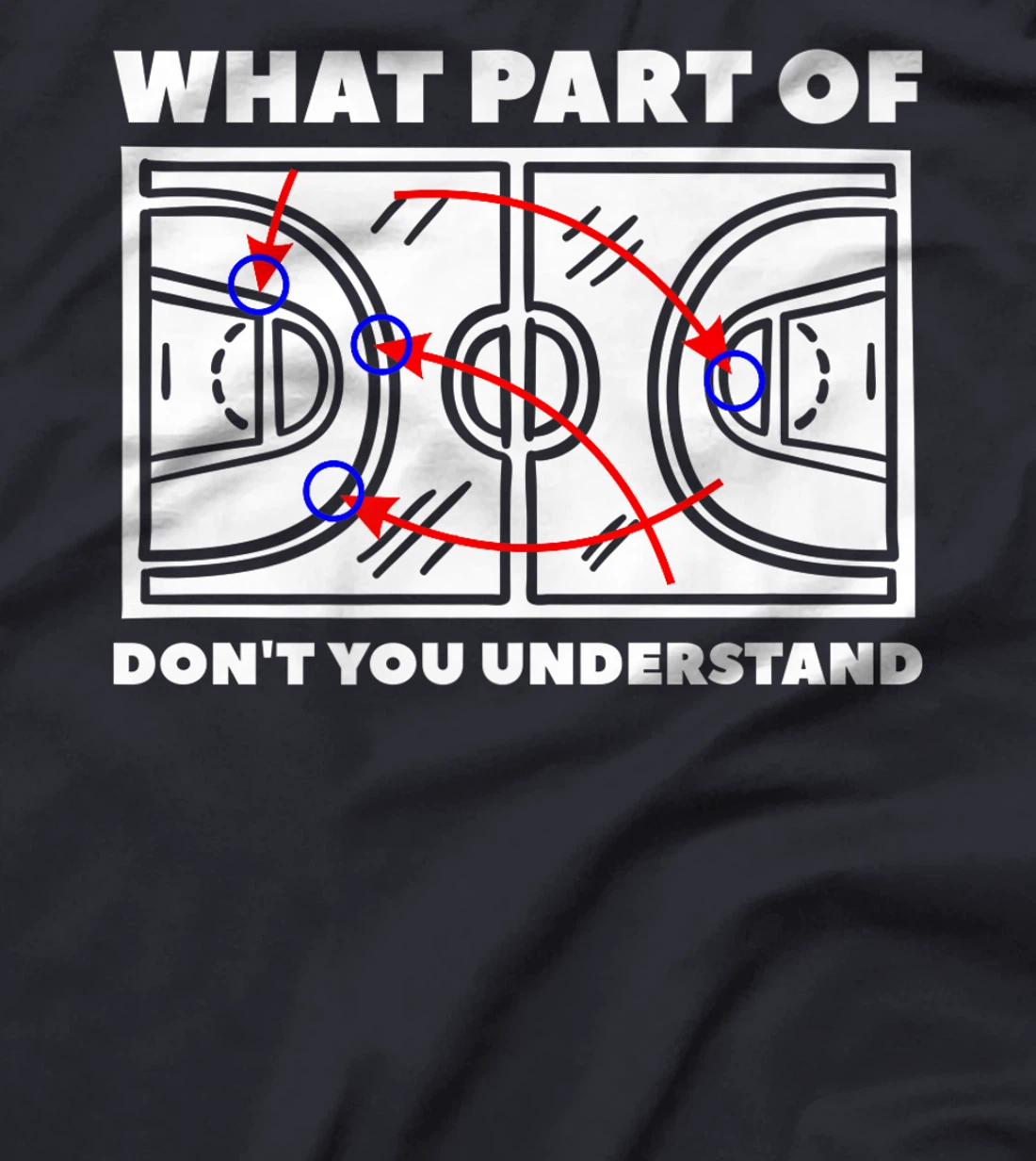 What Part Of Don't You Understand Basketball Player T-Shirt, Women T-Shirt