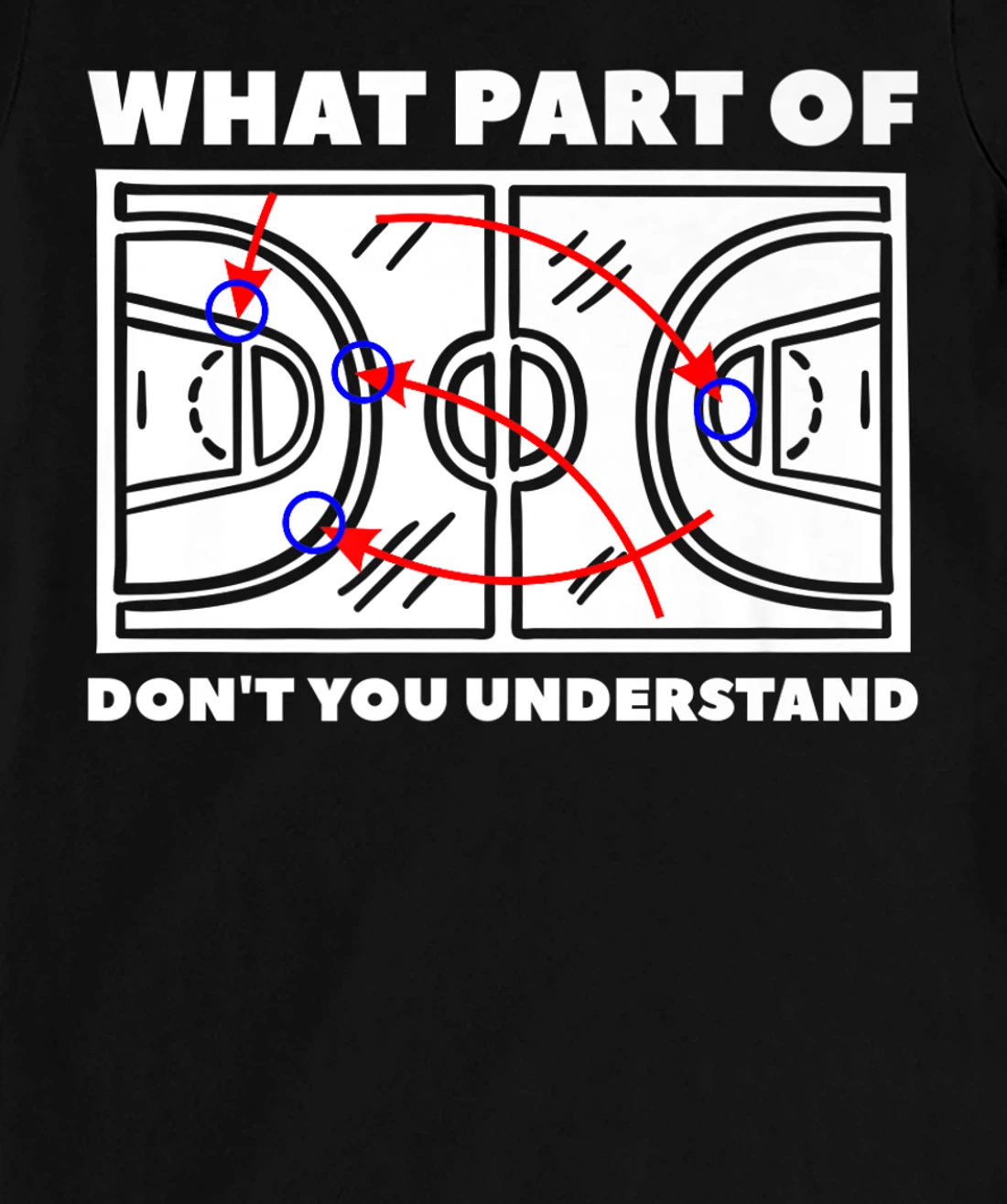What Part Of Don't You Understand Basketball Player T-Shirt, Women T-Shirt