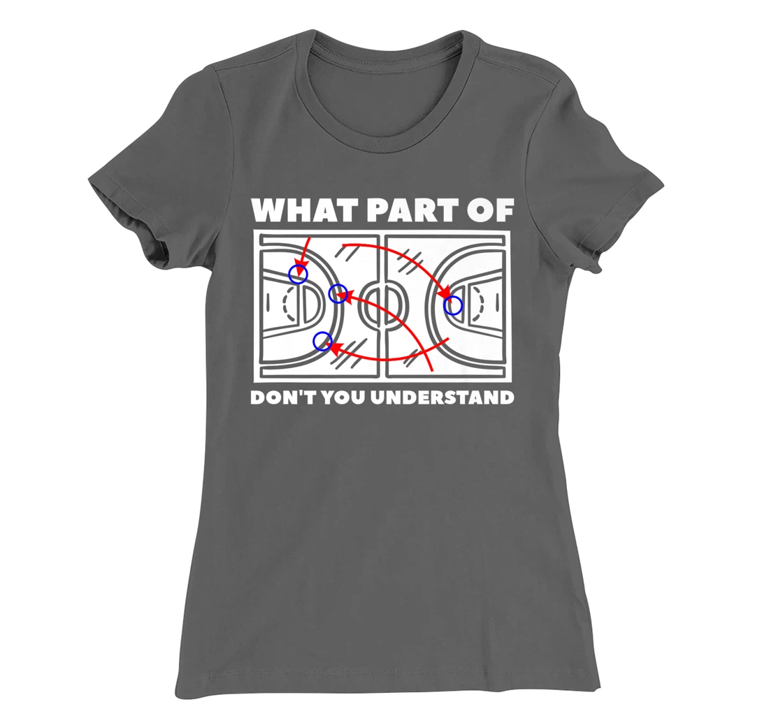 What Part Of Don't You Understand Basketball Player T-Shirt, Women T-Shirt