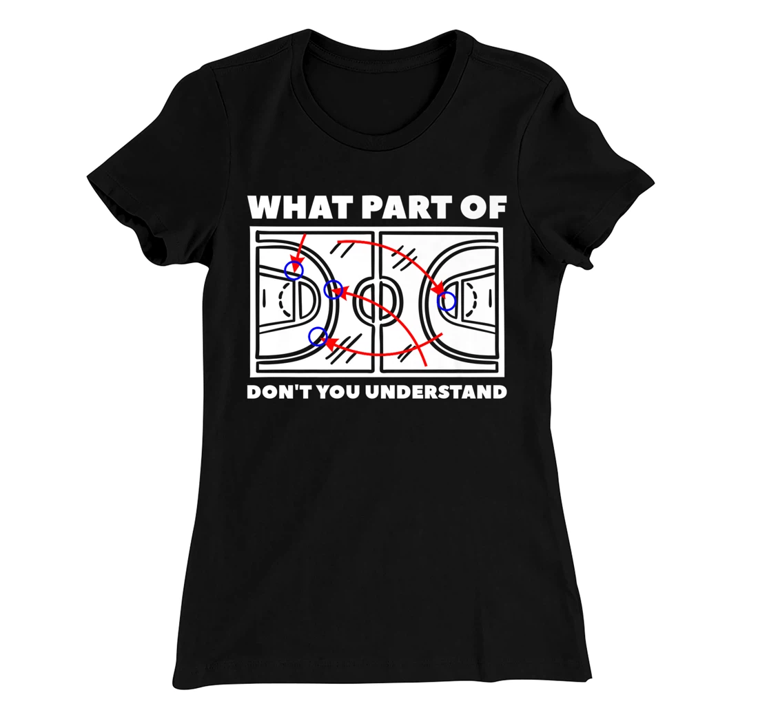 What Part Of Don't You Understand Basketball Player T-Shirt, Women T-Shirt