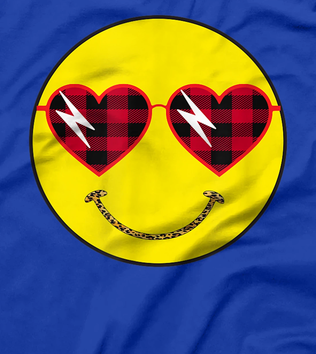 Smily Face Leopard Buffalo Sunglass Positive Hippie Groovy T-Shirt, Kid T-Shirt and Women T-Shirt