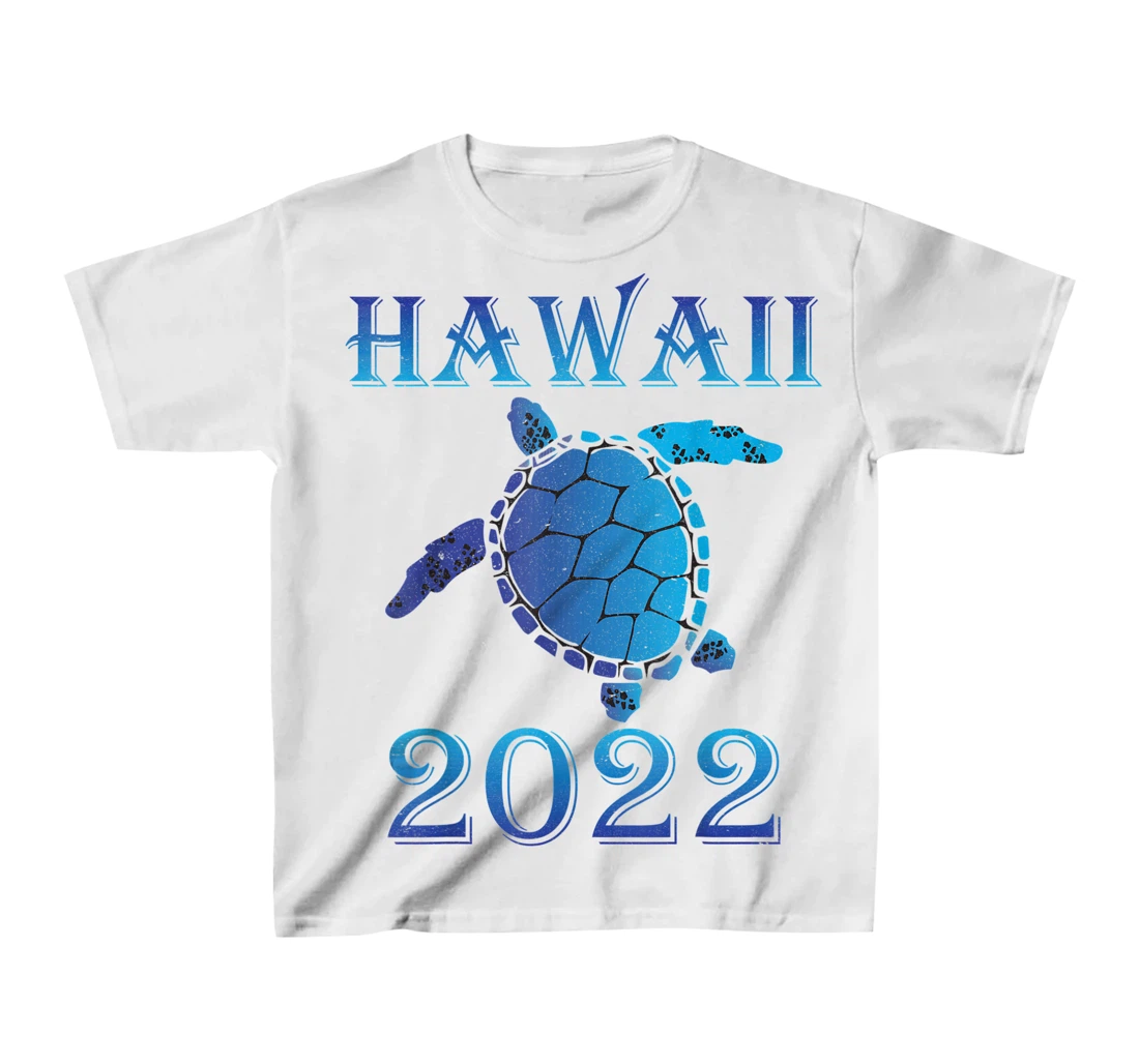 Womens Hawaii Spring Break 2022 Sea Turtle Family Vacation Souvenir T-Shirt, Kid T-Shirt and Women T-Shirt