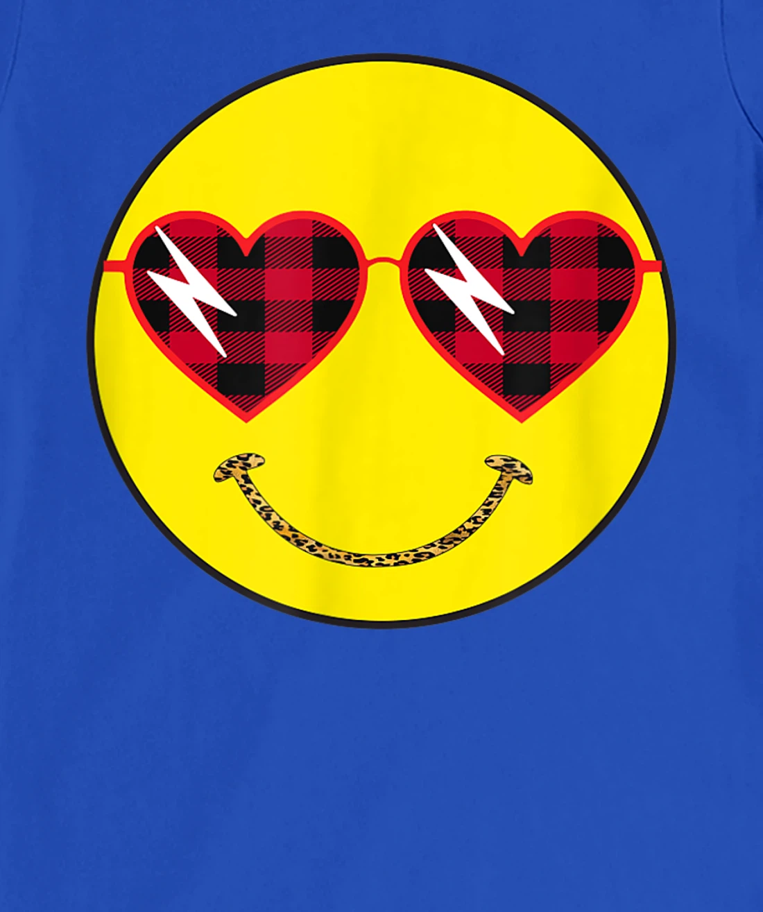 Smily Face Leopard Buffalo Sunglass Positive Hippie Groovy T-Shirt, Kid T-Shirt and Women T-Shirt