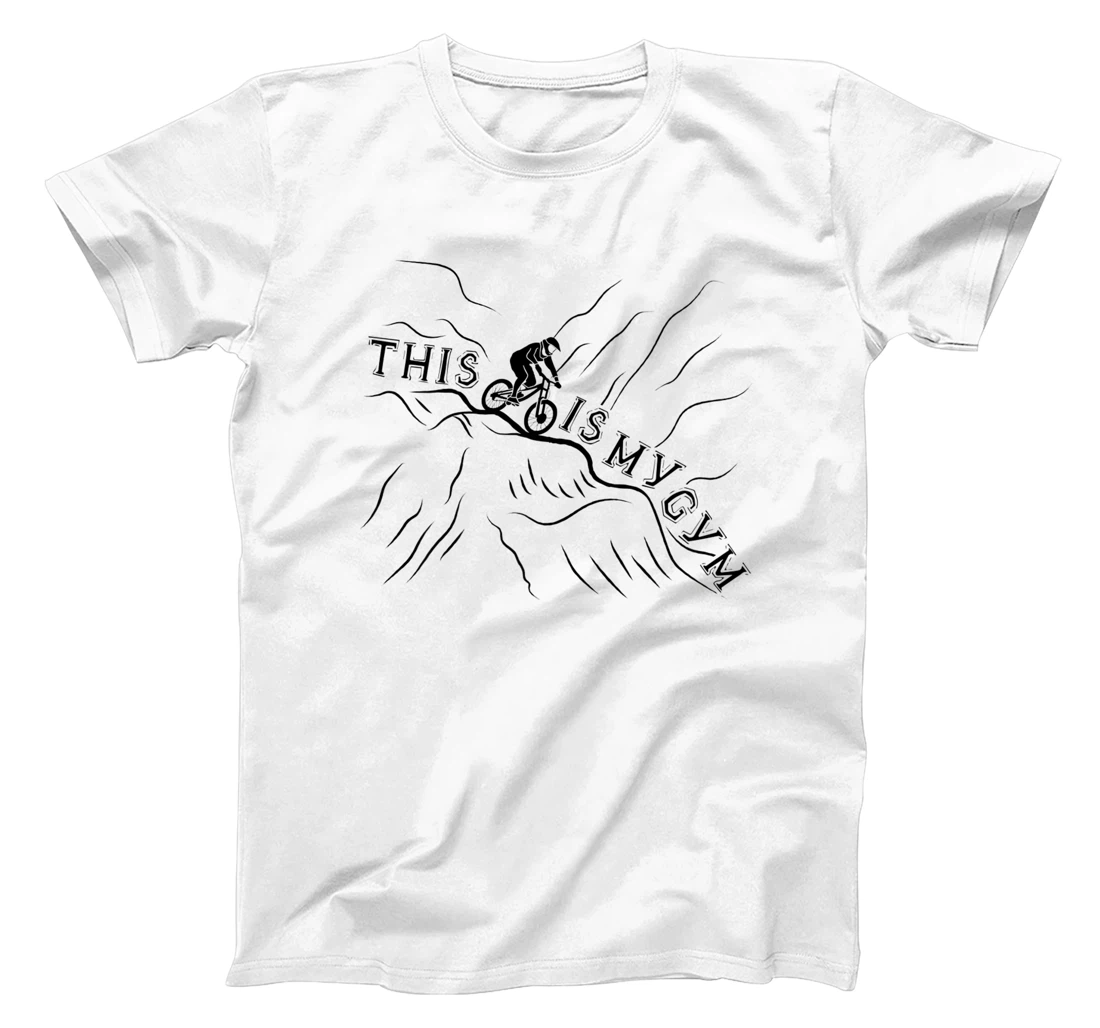 Womens This Is My Gym. Cool and Funny Bicycle T-Shirt, Women T-Shirt