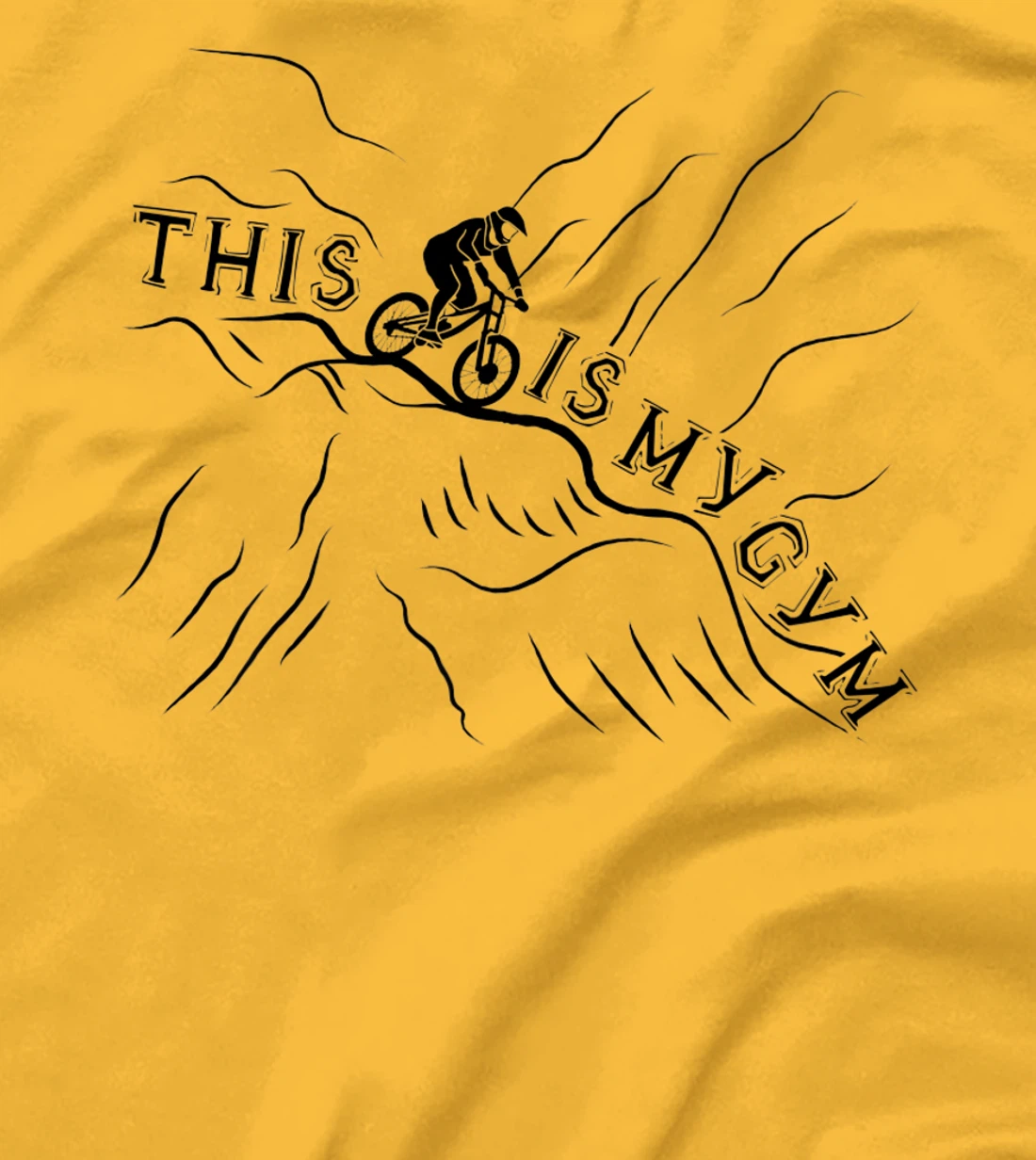 Womens This Is My Gym. Cool and Funny Bicycle T-Shirt, Women T-Shirt