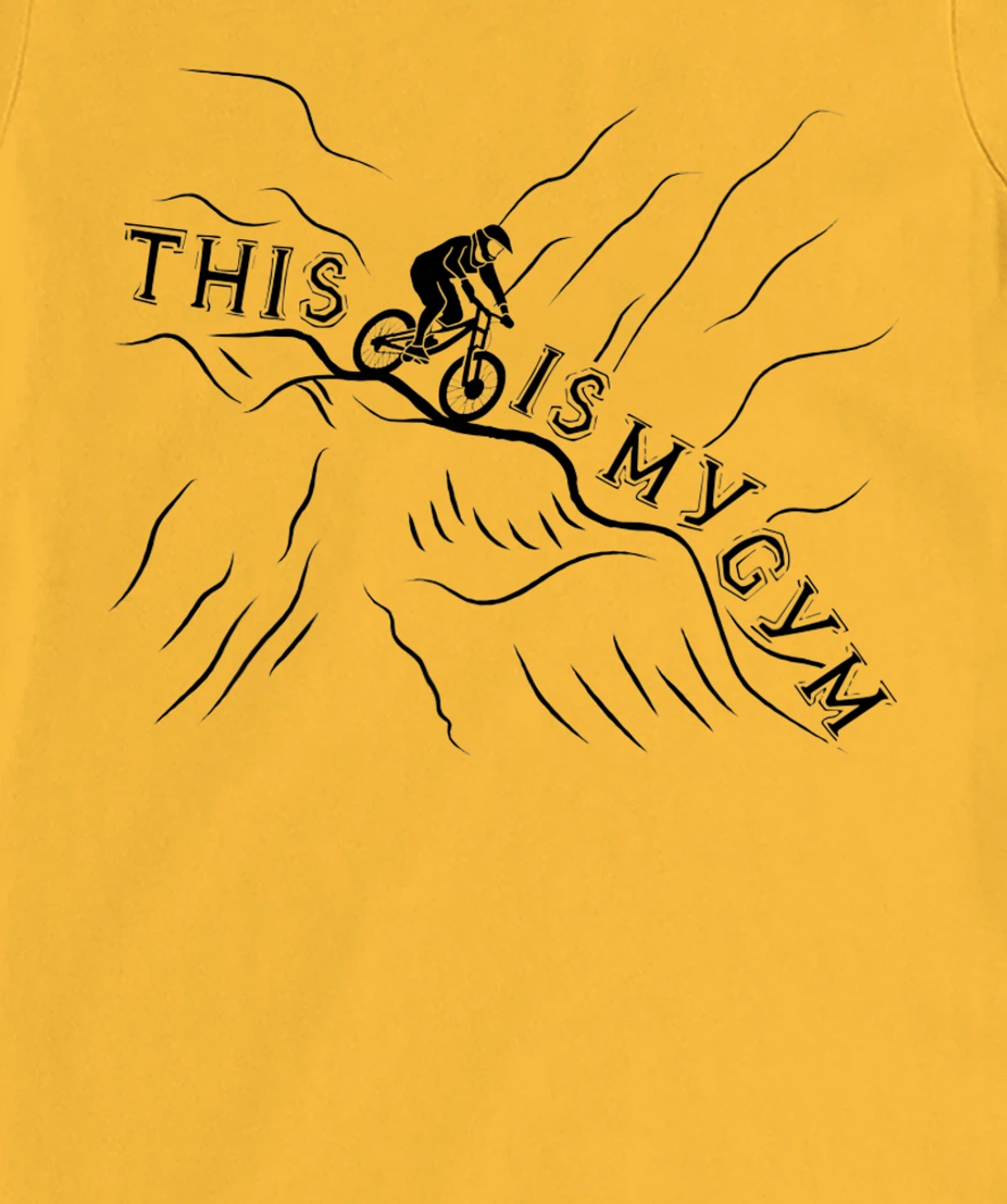 Womens This Is My Gym. Cool and Funny Bicycle T-Shirt, Women T-Shirt