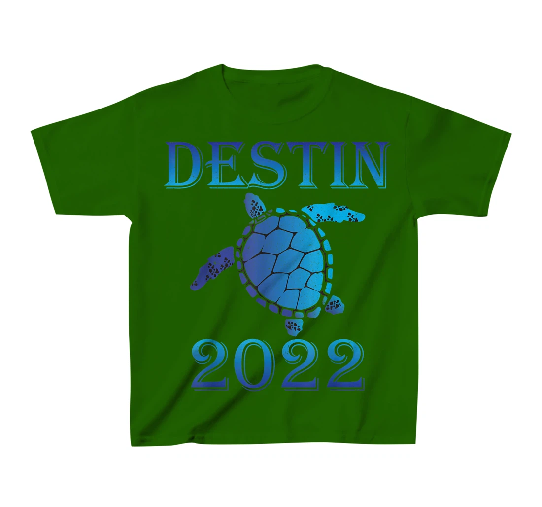 Womens Destin Florida Spring Break 2022 Sea Turtle Family Vacation T-Shirt, Kid T-Shirt and Women T-Shirt