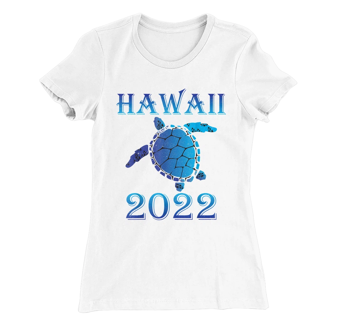Womens Hawaii Spring Break 2022 Sea Turtle Family Vacation Souvenir T-Shirt, Kid T-Shirt and Women T-Shirt