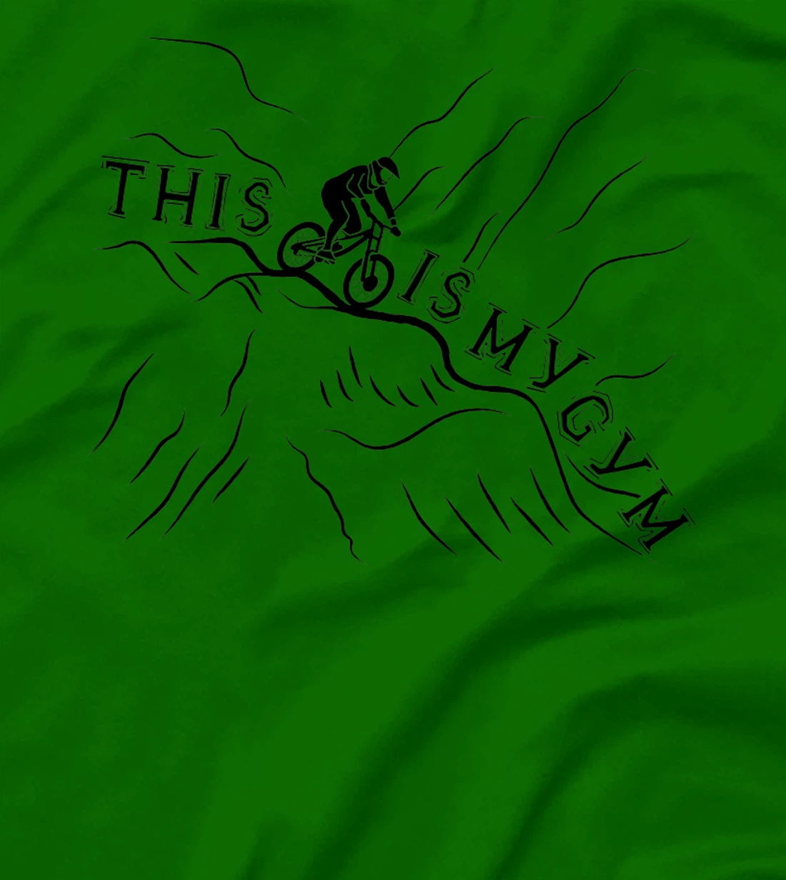 Womens This Is My Gym. Cool and Funny Bicycle T-Shirt, Women T-Shirt