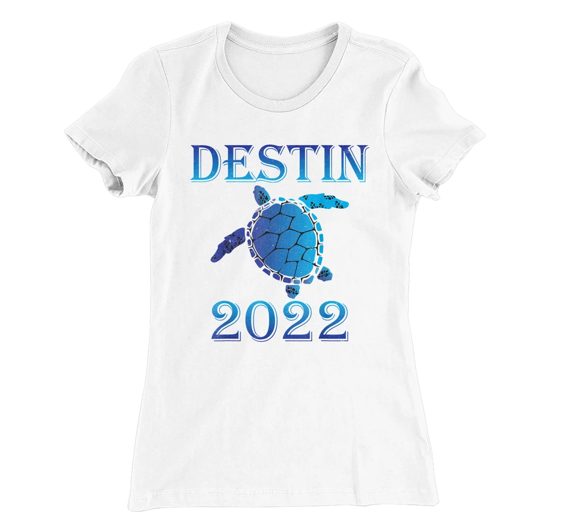 Womens Destin Florida Spring Break 2022 Sea Turtle Family Vacation T-Shirt, Kid T-Shirt and Women T-Shirt