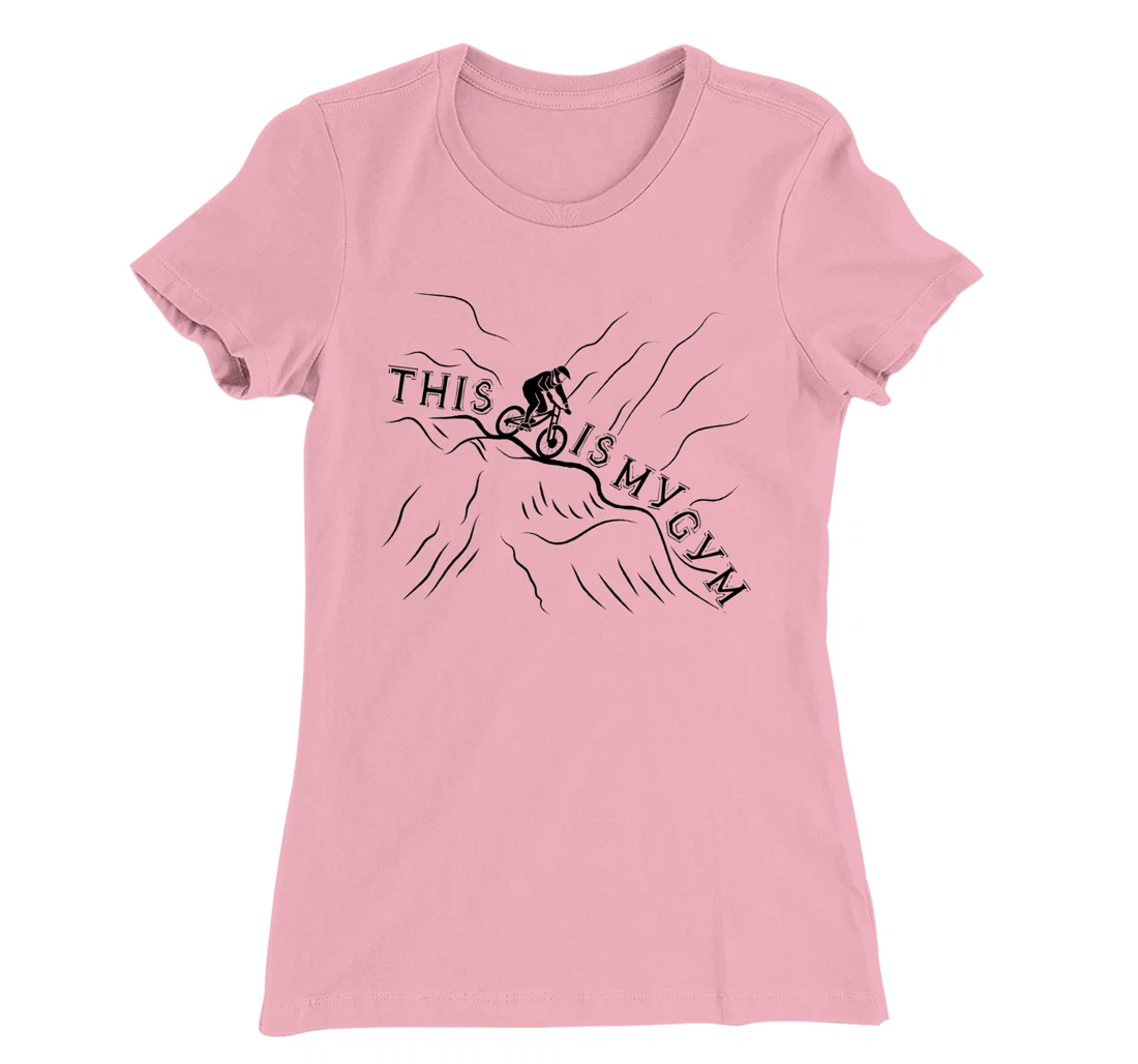 Womens This Is My Gym. Cool and Funny Bicycle T-Shirt, Women T-Shirt