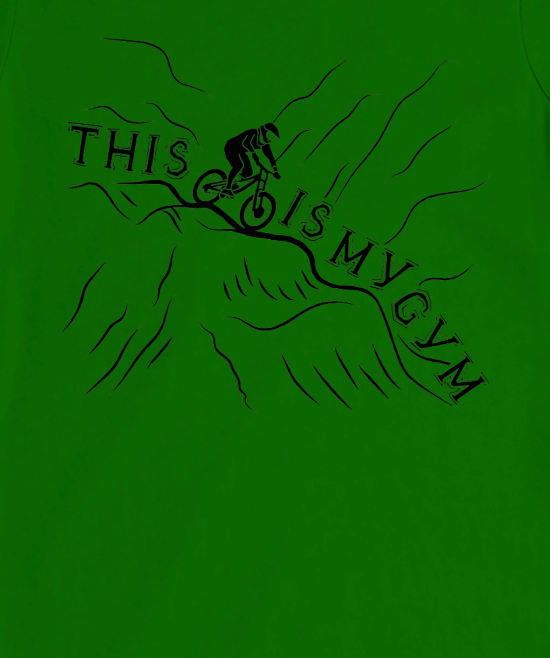 Womens This Is My Gym. Cool and Funny Bicycle T-Shirt, Women T-Shirt