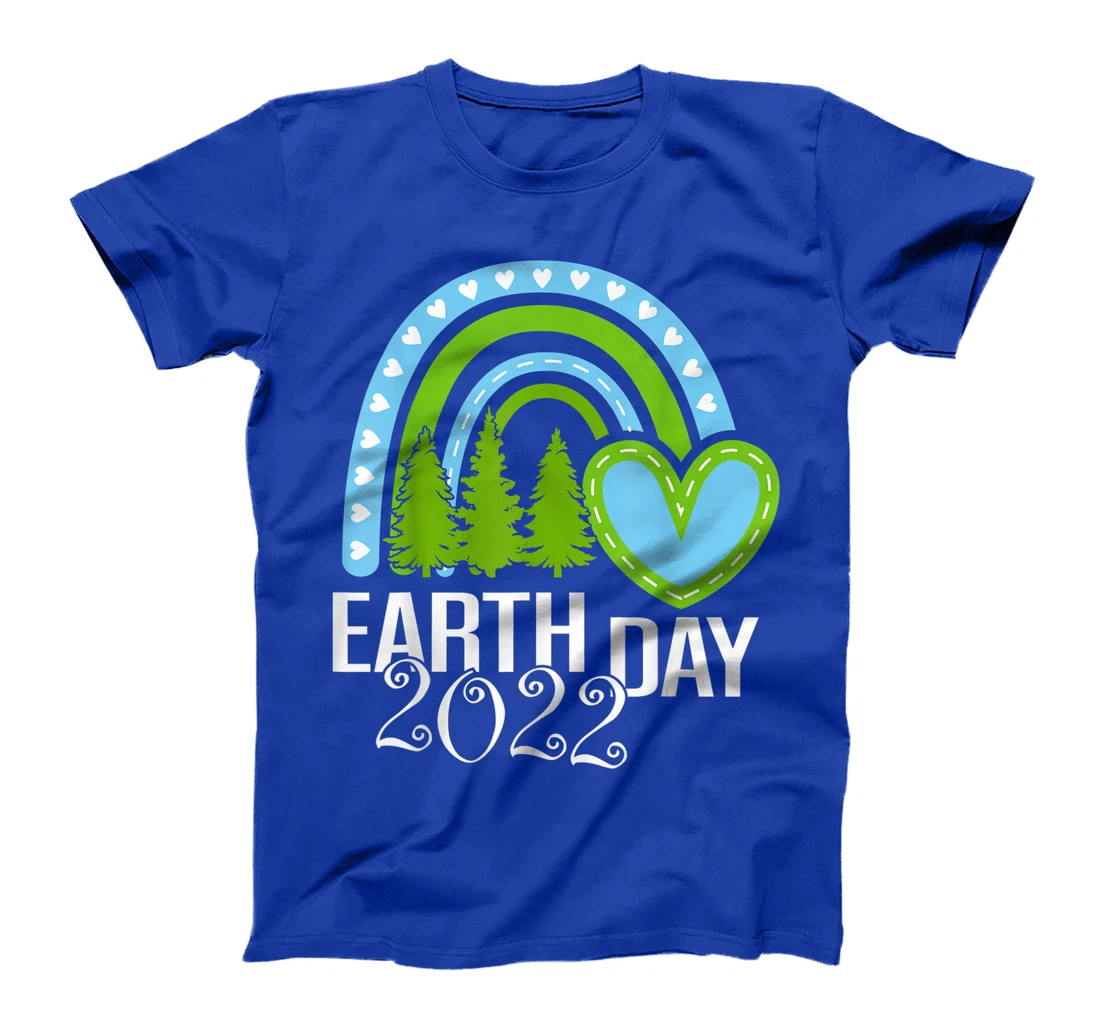 Earth Day Everyday Rainbow Pine Tree Tee Conservation 2022 T-Shirt, Kid T-Shirt and Women T-Shirt