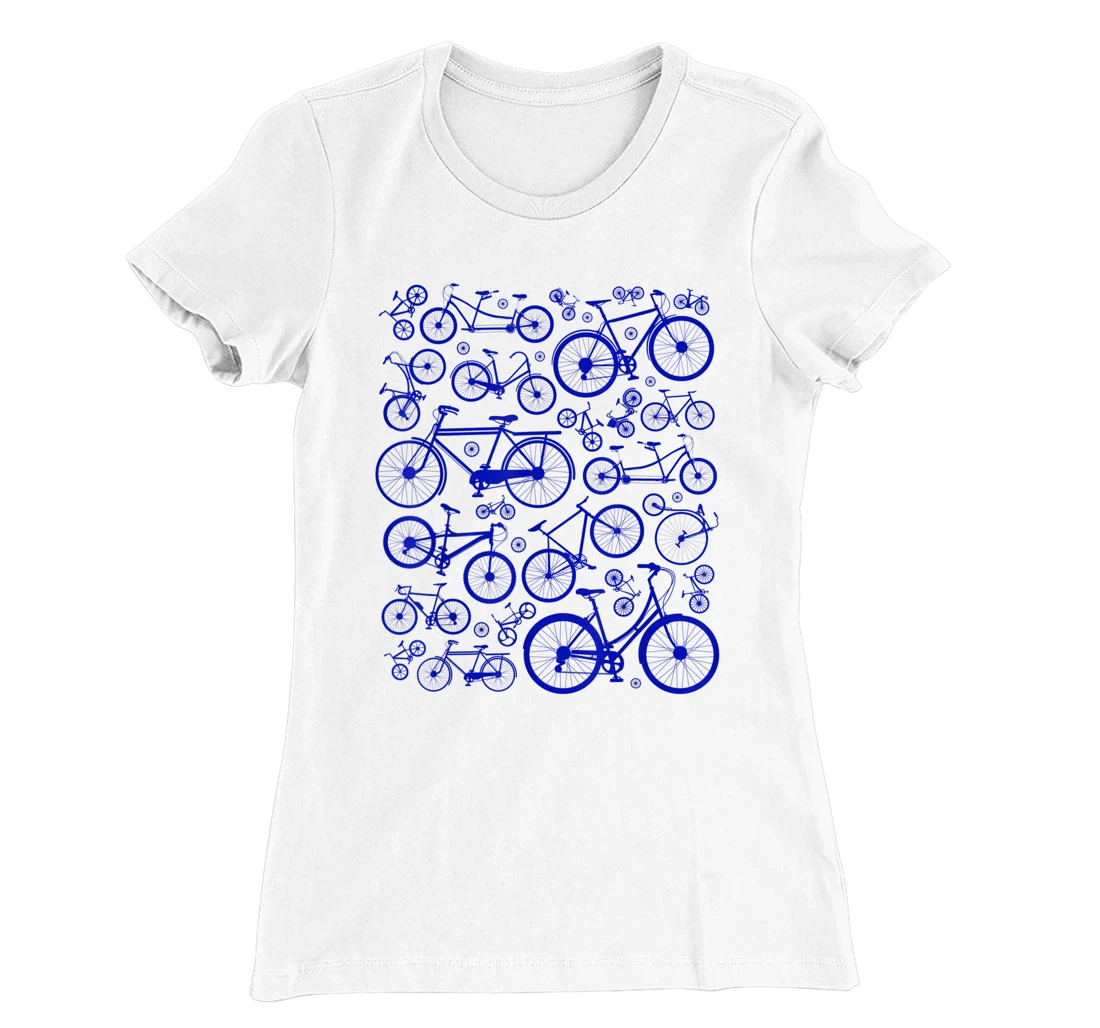 Womens Bicycles Cycling Sport Mountain Bike Biking Outdoor Racing T-Shirt, Women T-Shirt