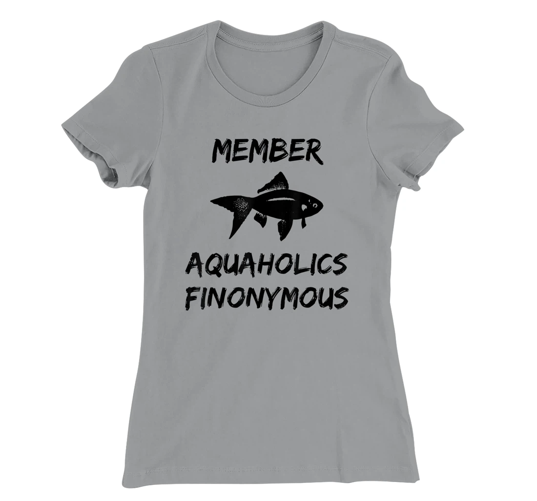 Womens Funny Fish Keeping Aquaholics Aquarium Addict Aquarist T-Shirt, Women T-Shirt