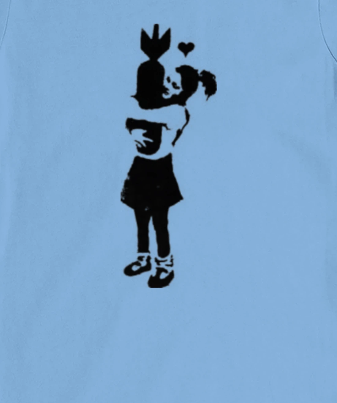 Graffiti T-Shirt, Women T-Shirt, graffiti art T-Shirt, Women T-Shirt, girls' hugging bomb Long Sleeve T-Shirt, Women T-Shirt