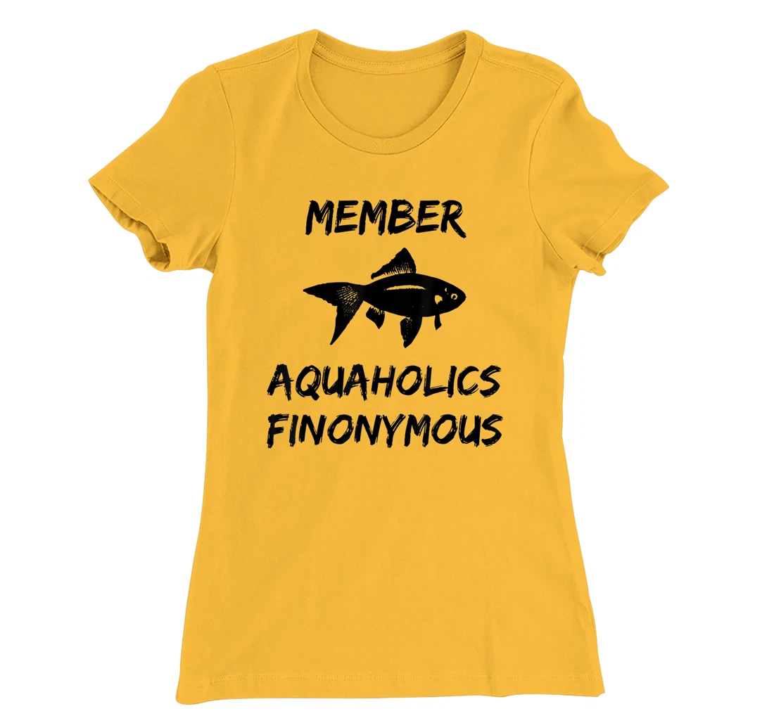 Womens Funny Fish Keeping Aquaholics Aquarium Addict Aquarist T-Shirt, Women T-Shirt