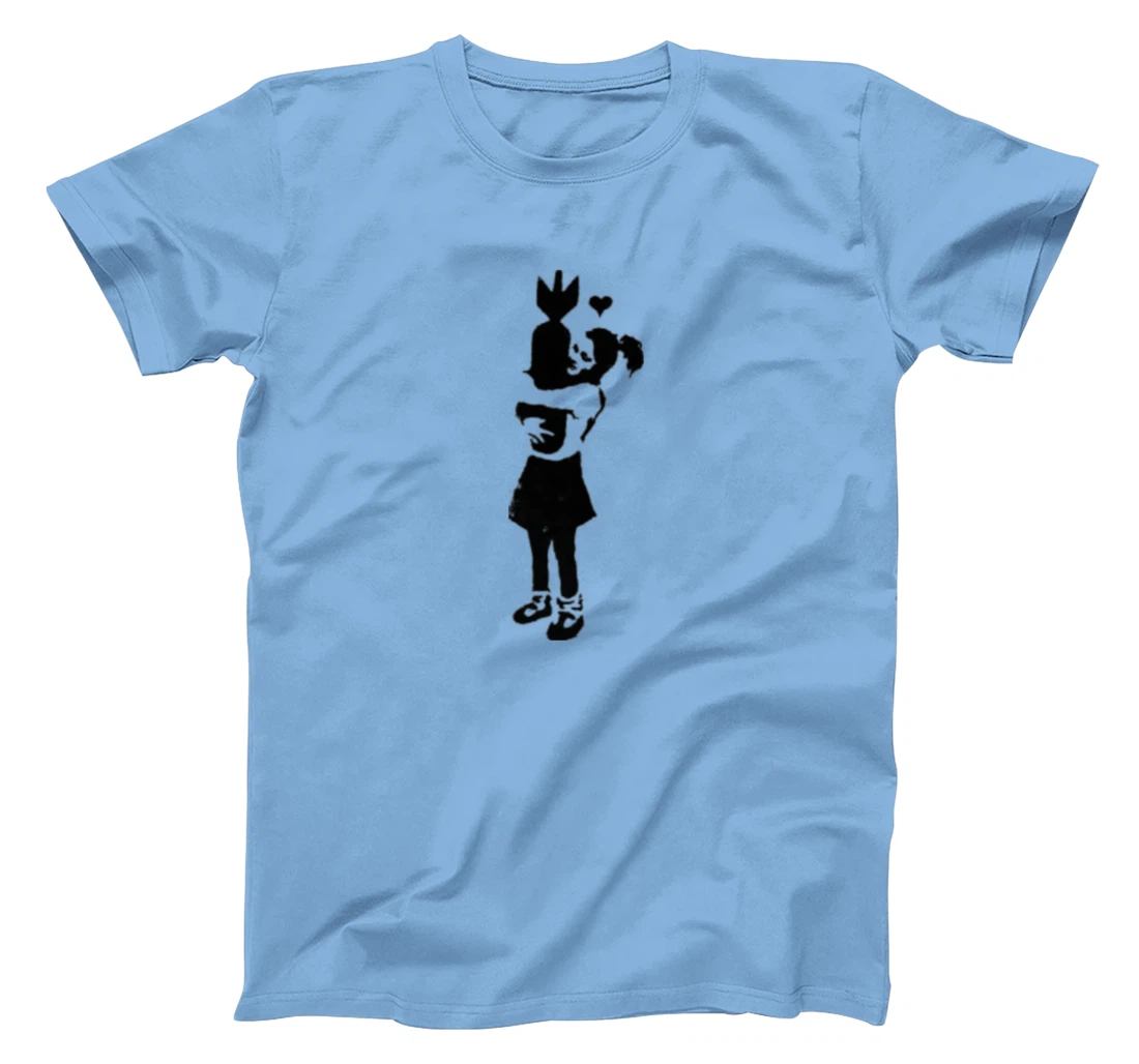 Graffiti T-Shirt, Women T-Shirt, graffiti art T-Shirt, Women T-Shirt, girls' hugging bomb Long Sleeve T-Shirt, Women T-Shirt