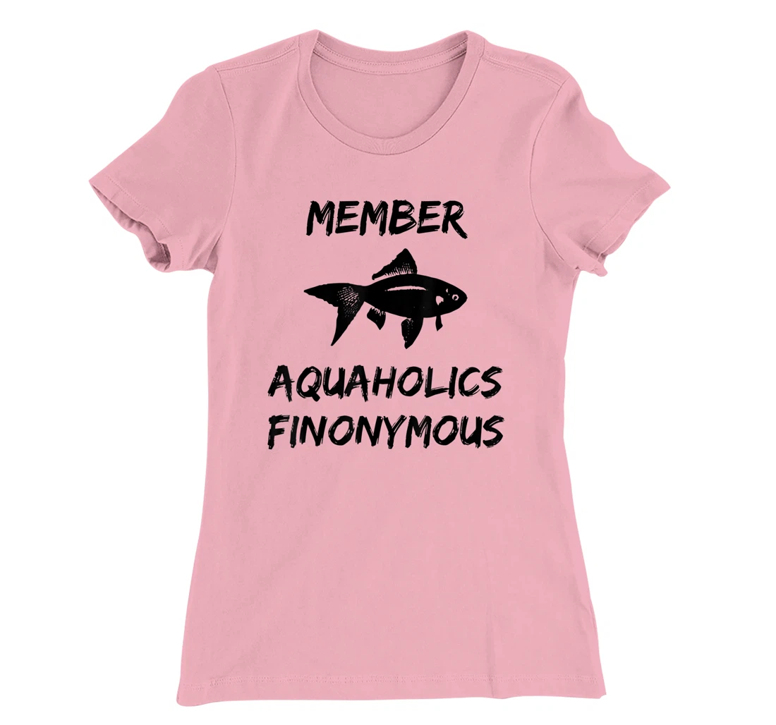 Womens Funny Fish Keeping Aquaholics Aquarium Addict Aquarist T-Shirt, Women T-Shirt