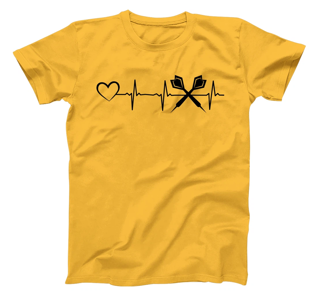 Darts Heartbeat Heart EKG Heartline Darts Game Darts Player T-Shirt, Kid T-Shirt and Women T-Shirt