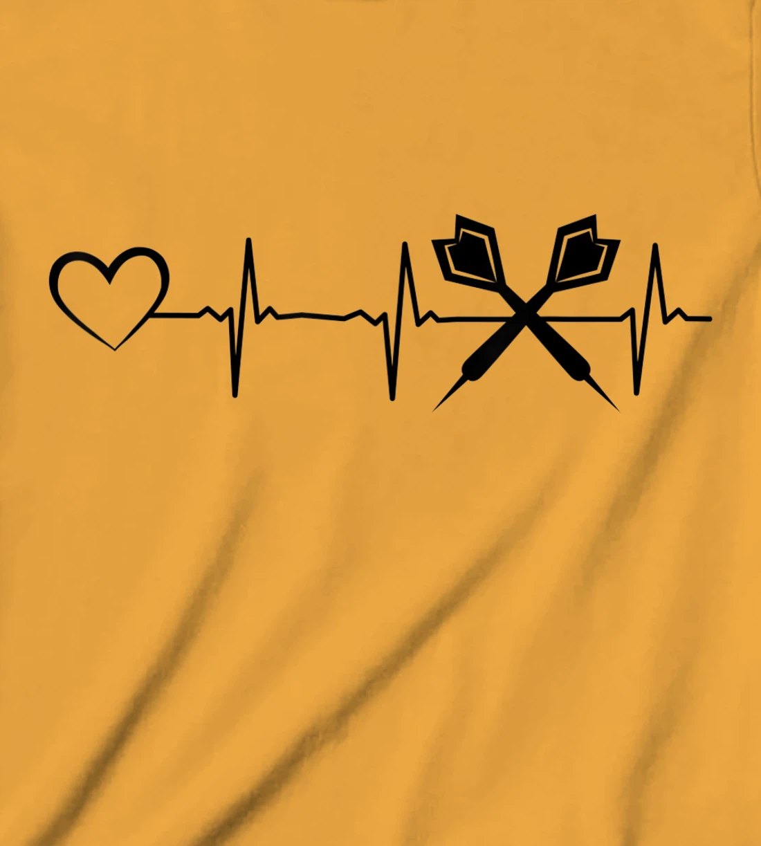 Darts Heartbeat Heart EKG Heartline Darts Game Darts Player T-Shirt, Kid T-Shirt and Women T-Shirt