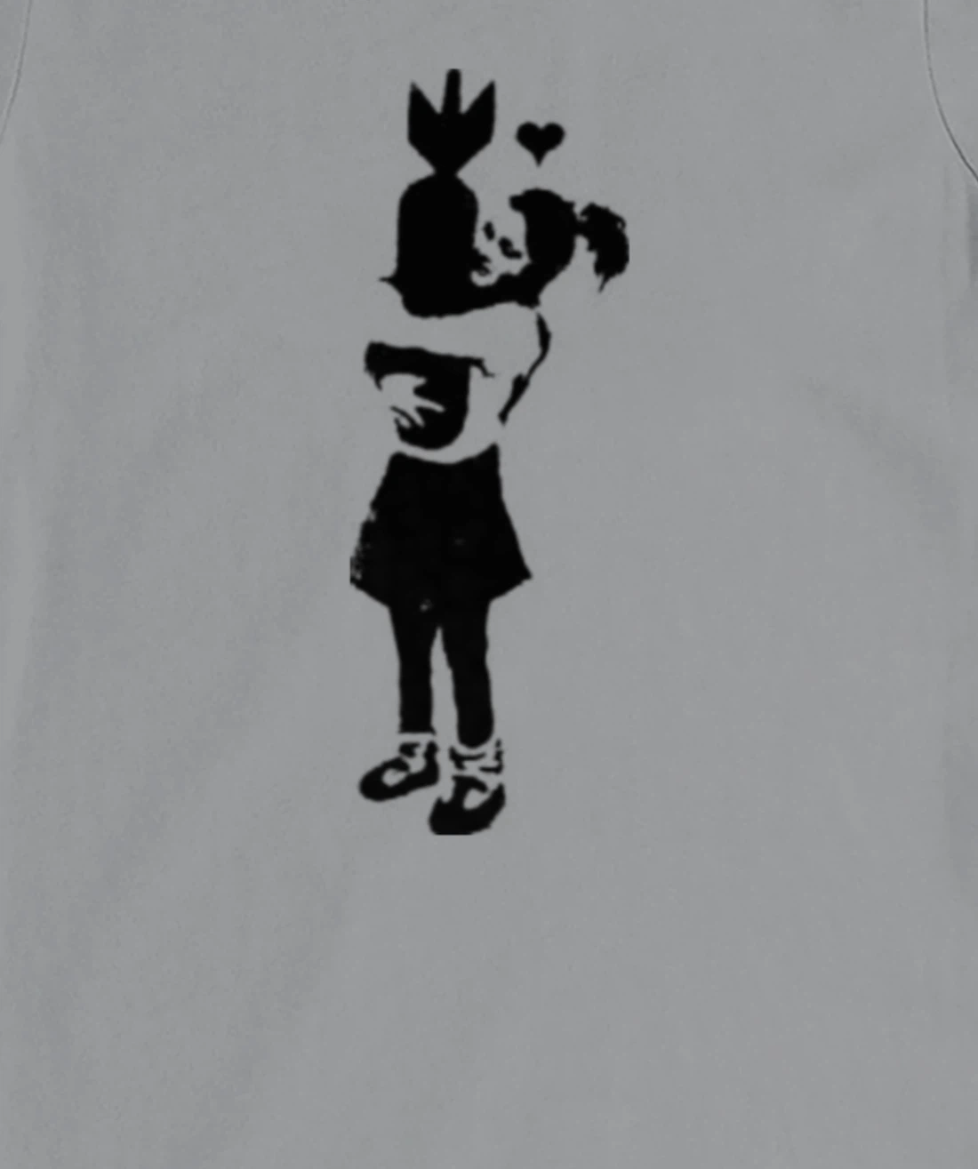 Graffiti T-Shirt, Women T-Shirt, graffiti art T-Shirt, Women T-Shirt, girls' hugging bomb Long Sleeve T-Shirt, Women T-Shirt