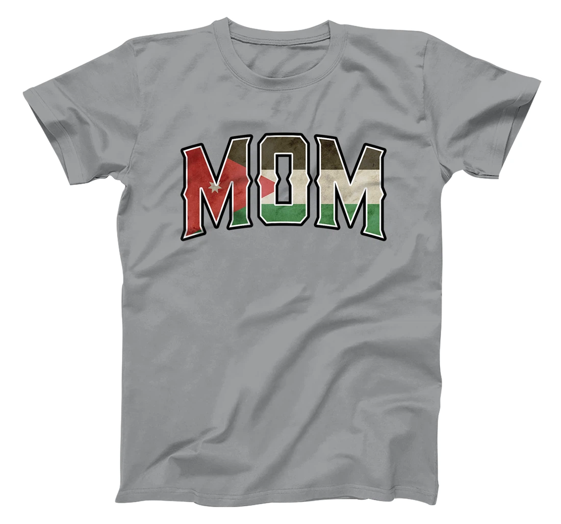 Womens Mom Jordanian Vintage Heritage DNA Flag T-Shirt, Women T-Shirt