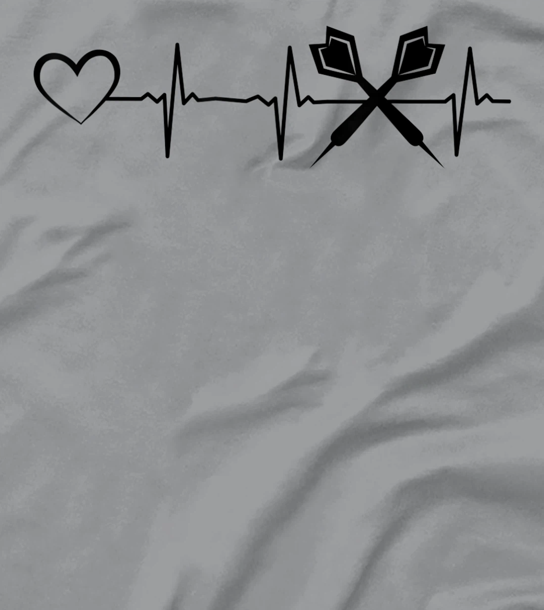 Darts Heartbeat Heart EKG Heartline Darts Game Darts Player T-Shirt, Kid T-Shirt and Women T-Shirt