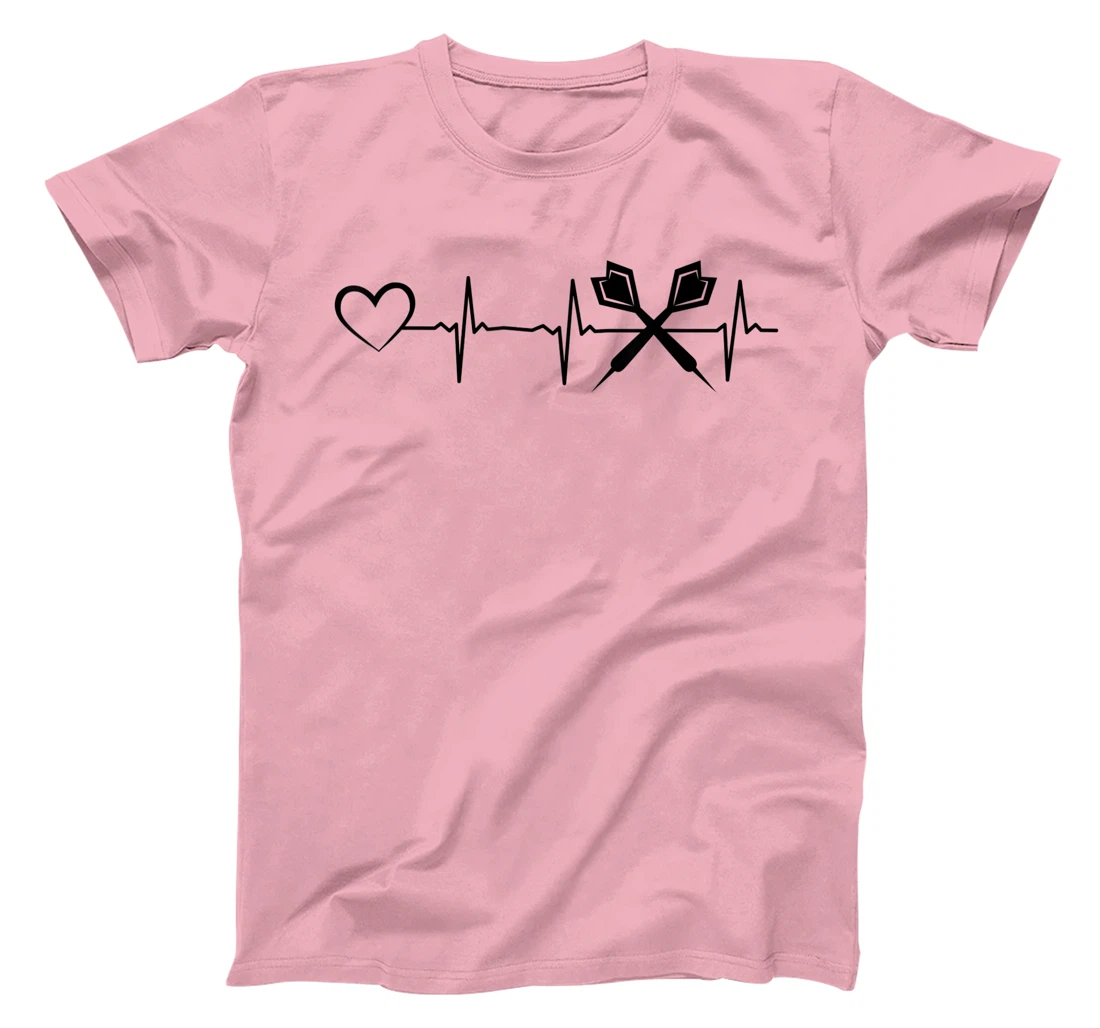 Darts Heartbeat Heart EKG Heartline Darts Game Darts Player T-Shirt, Kid T-Shirt and Women T-Shirt