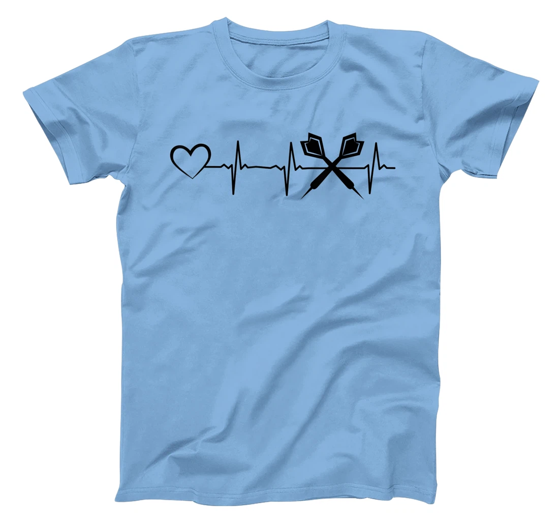 Darts Heartbeat Heart EKG Heartline Darts Game Darts Player T-Shirt, Kid T-Shirt and Women T-Shirt